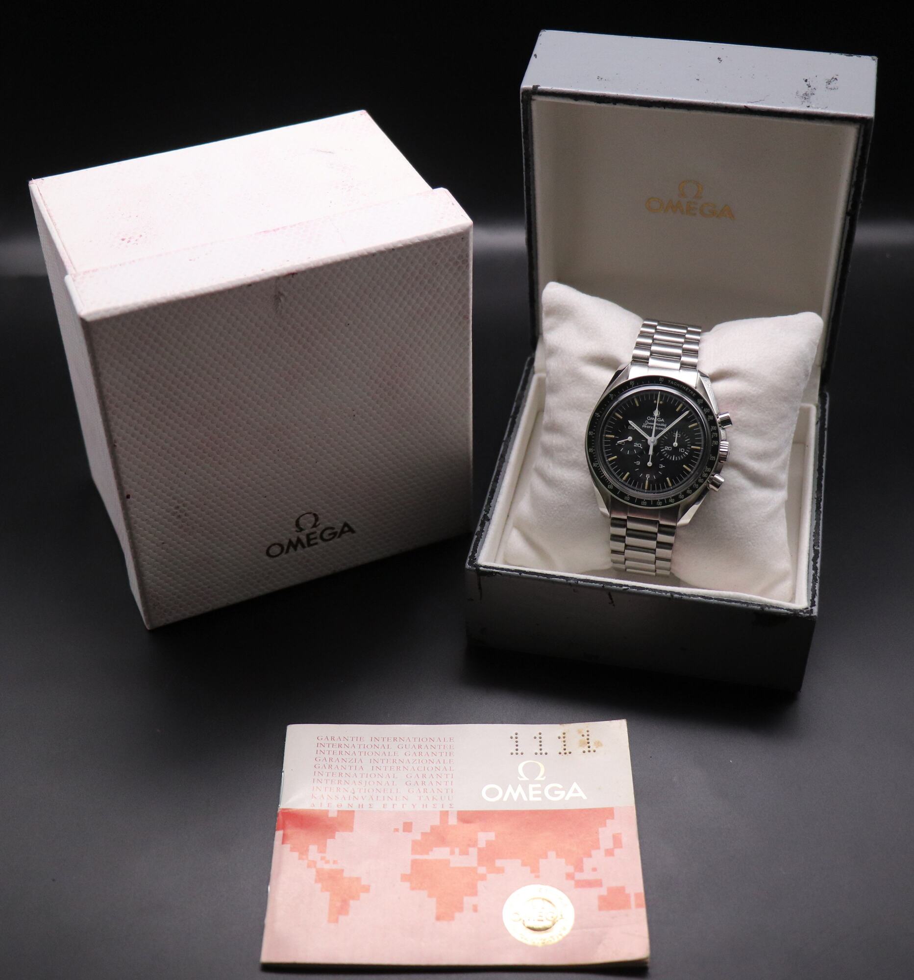 Omega Speedmaster Professional Moonwatch 145.0022 Fullset 1982 Box+Papers