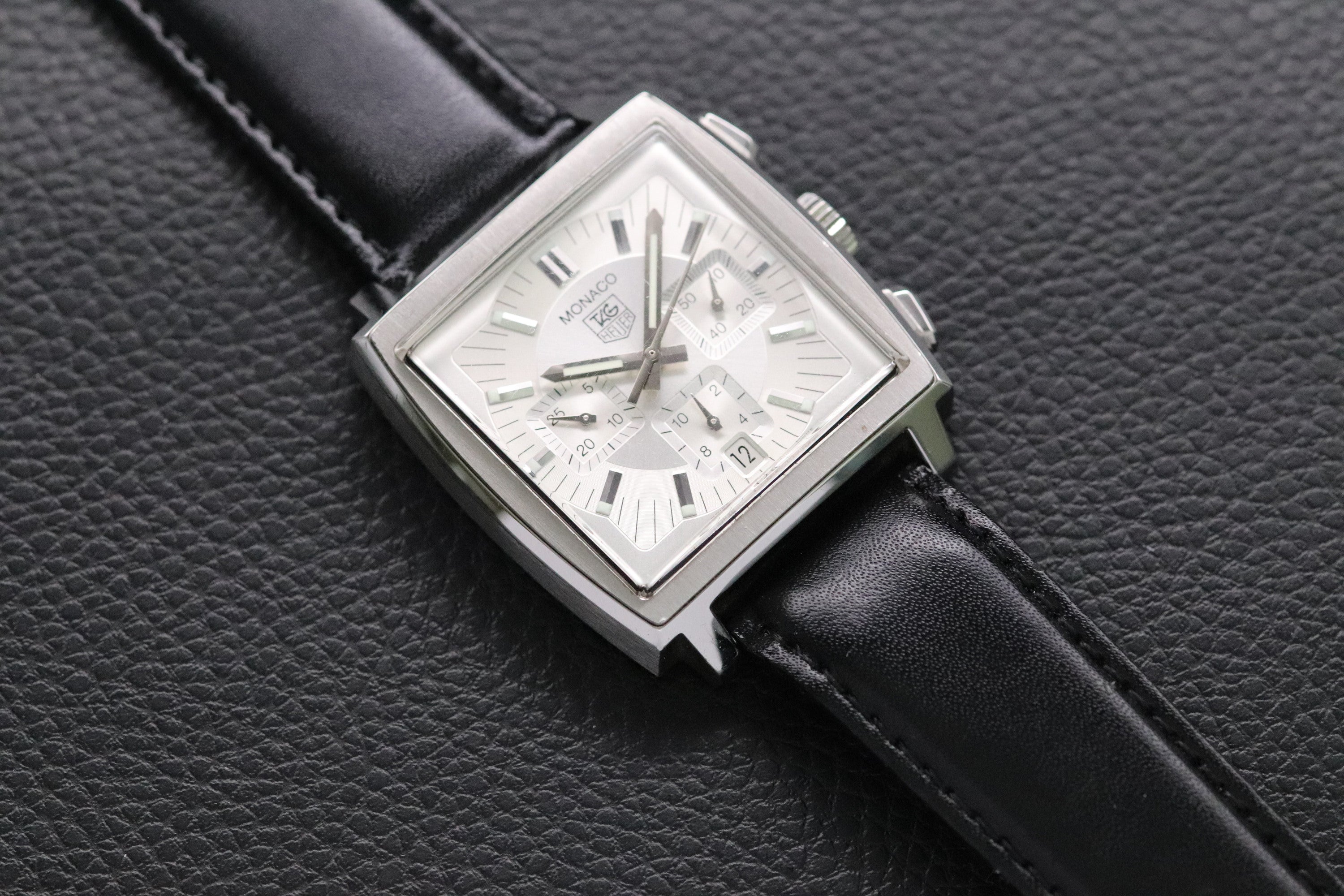 Tag Heuer Monaco CW2112 Silver Dial 2012