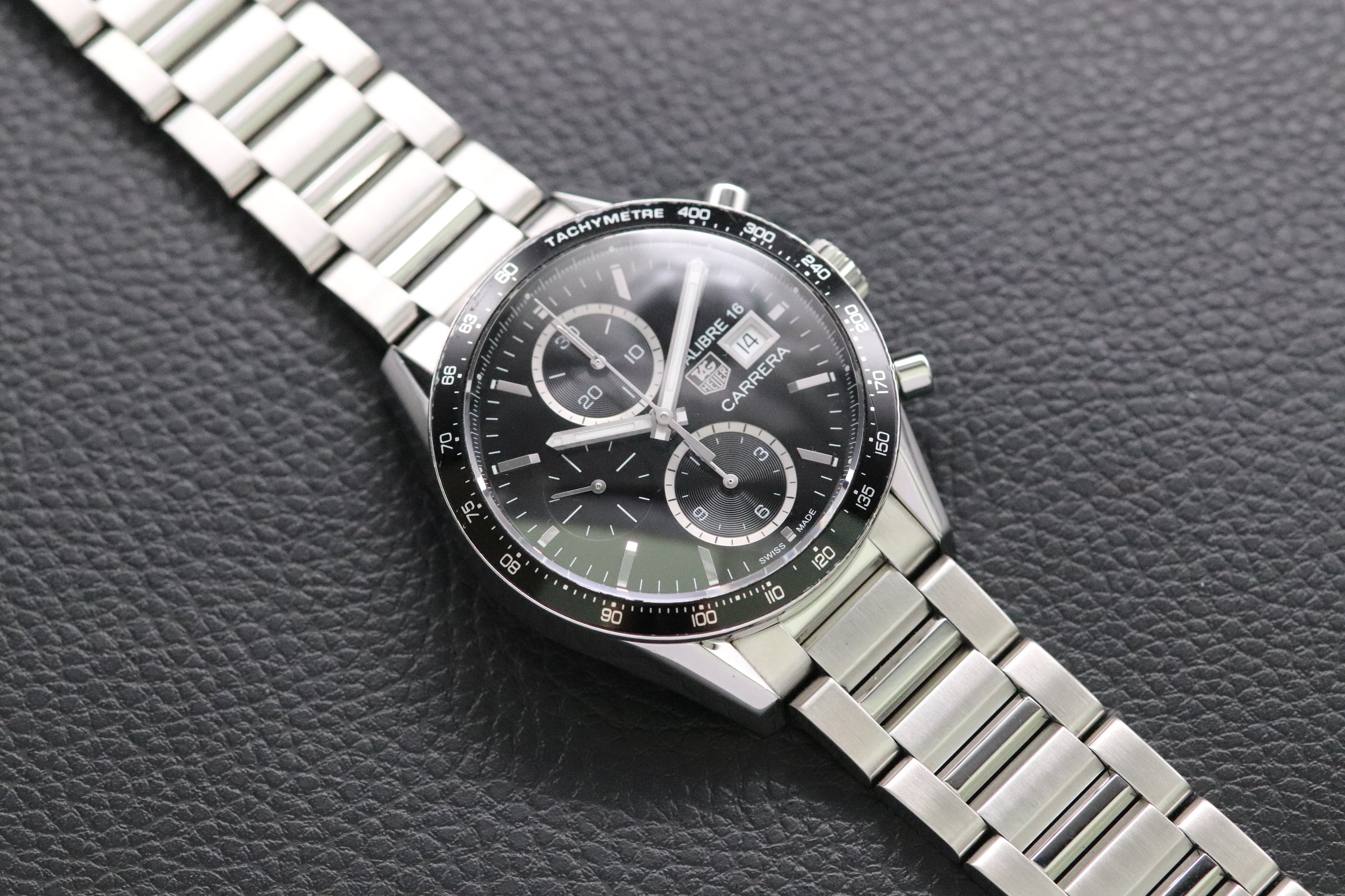Tag Heuer Carrera Calibre 16 CV201AJ Black Dial 2017