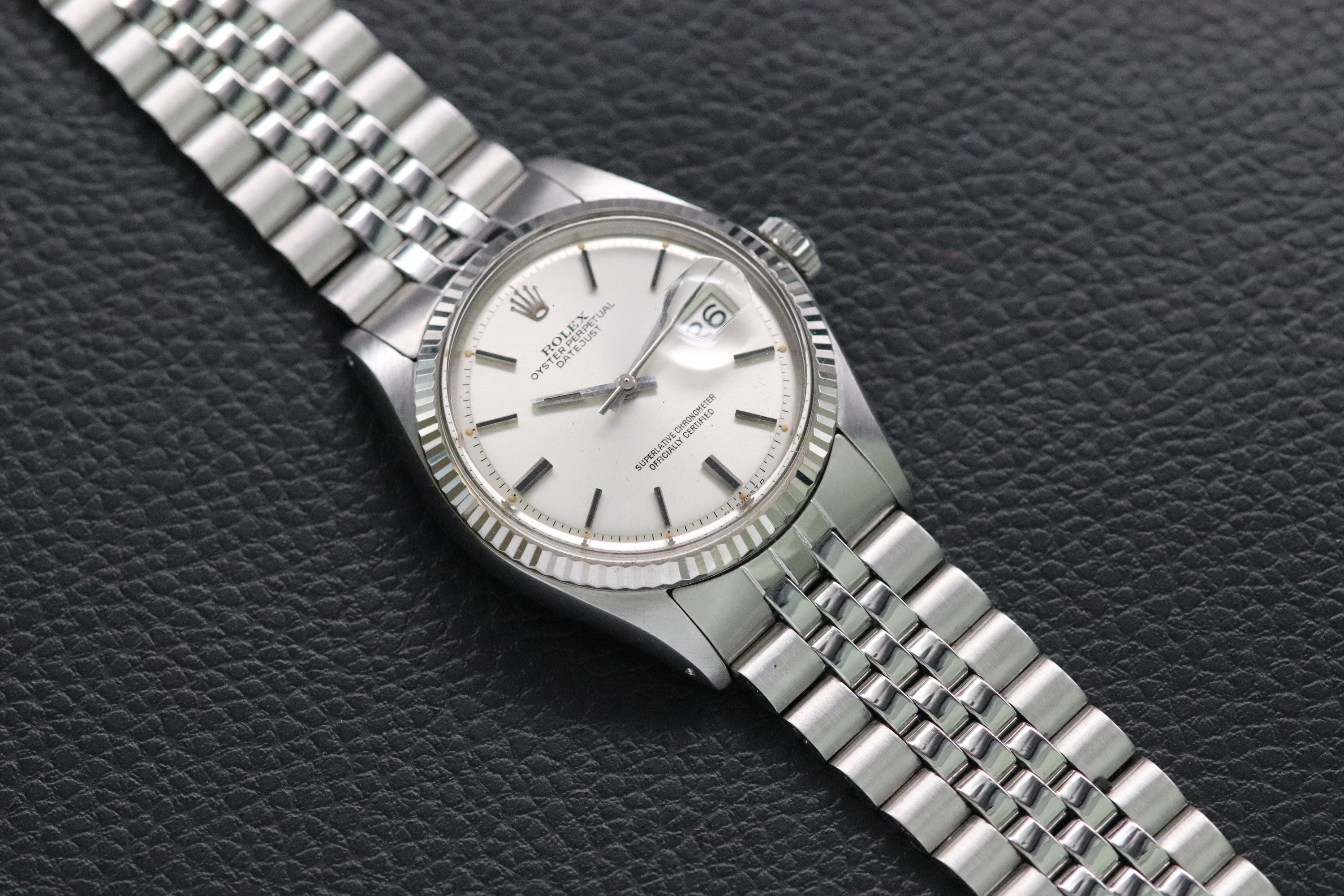 Rolex Datejust 1601 Silver Dial 1973
