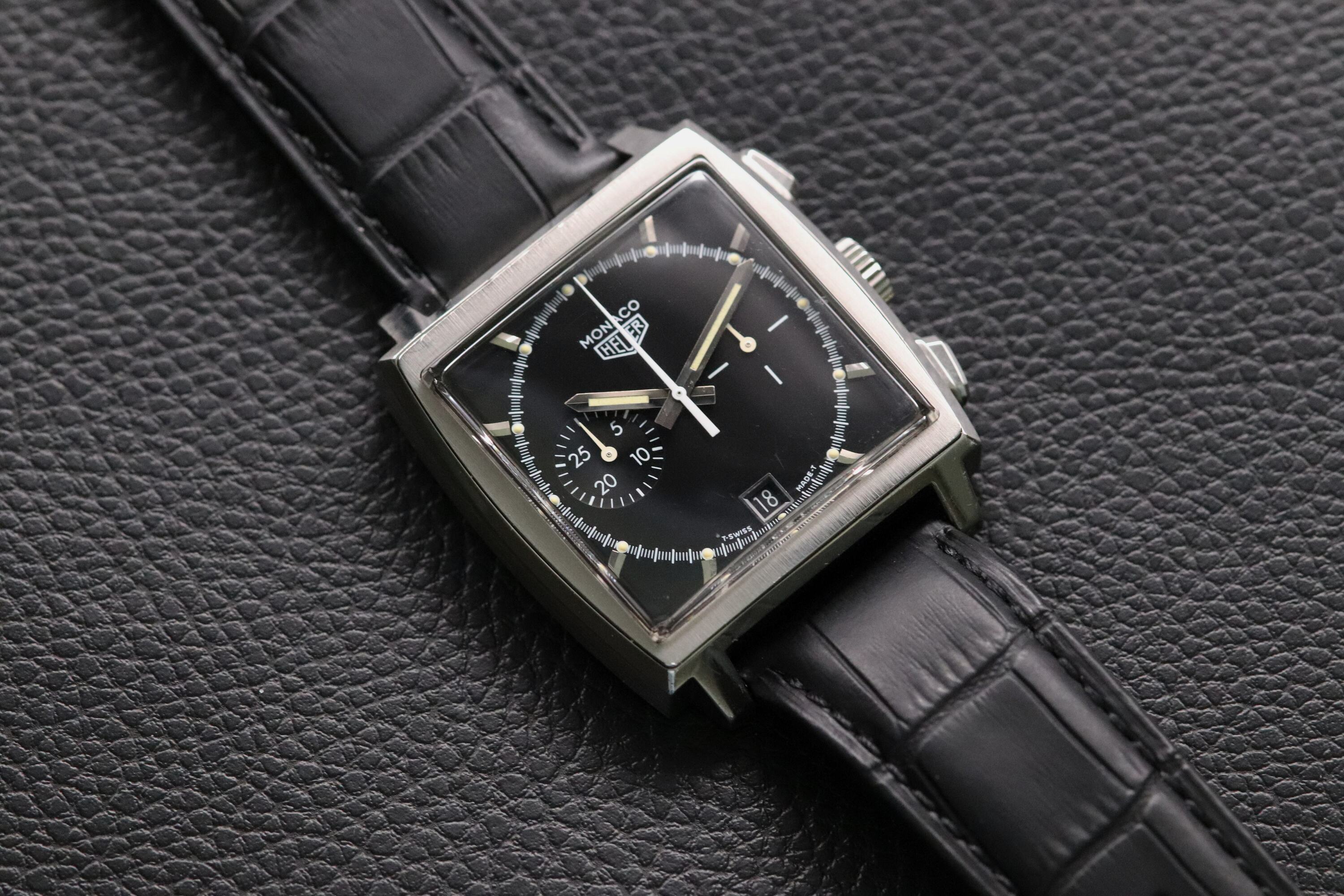 Tag Heuer Monaco CS2110 Black Dial 1997