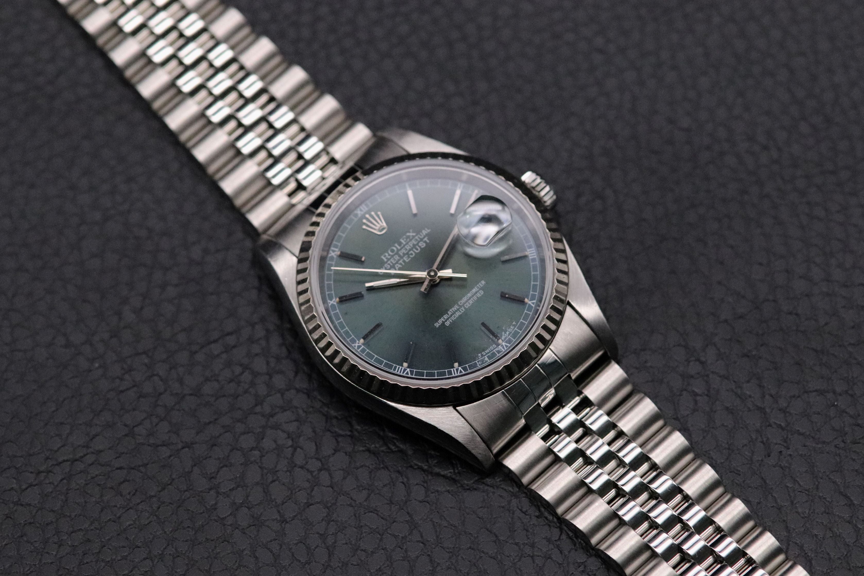 Rolex Datejust 16234 Green Tropical