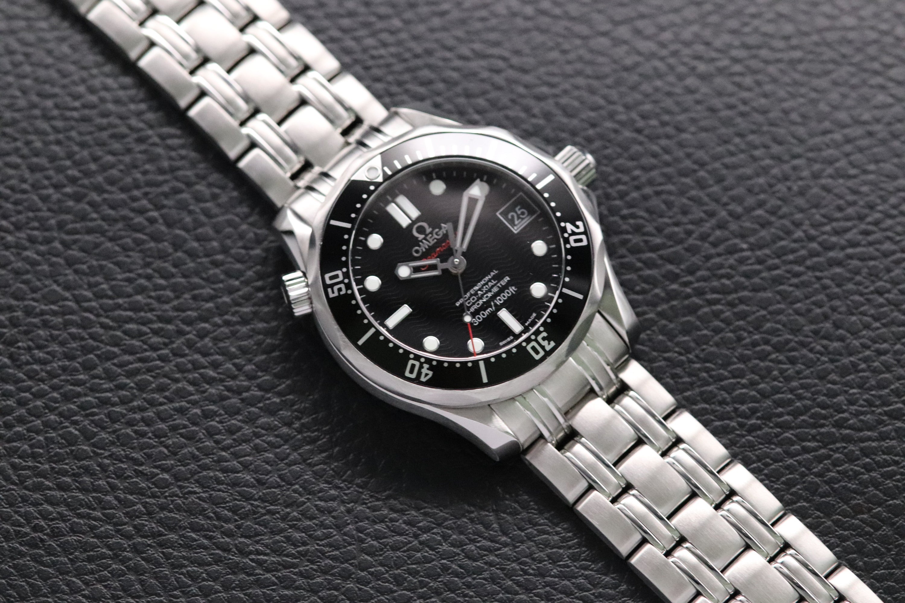 Omega Seamaster Diver 300M 212.30.36.20.01.001 Black Dial 2012