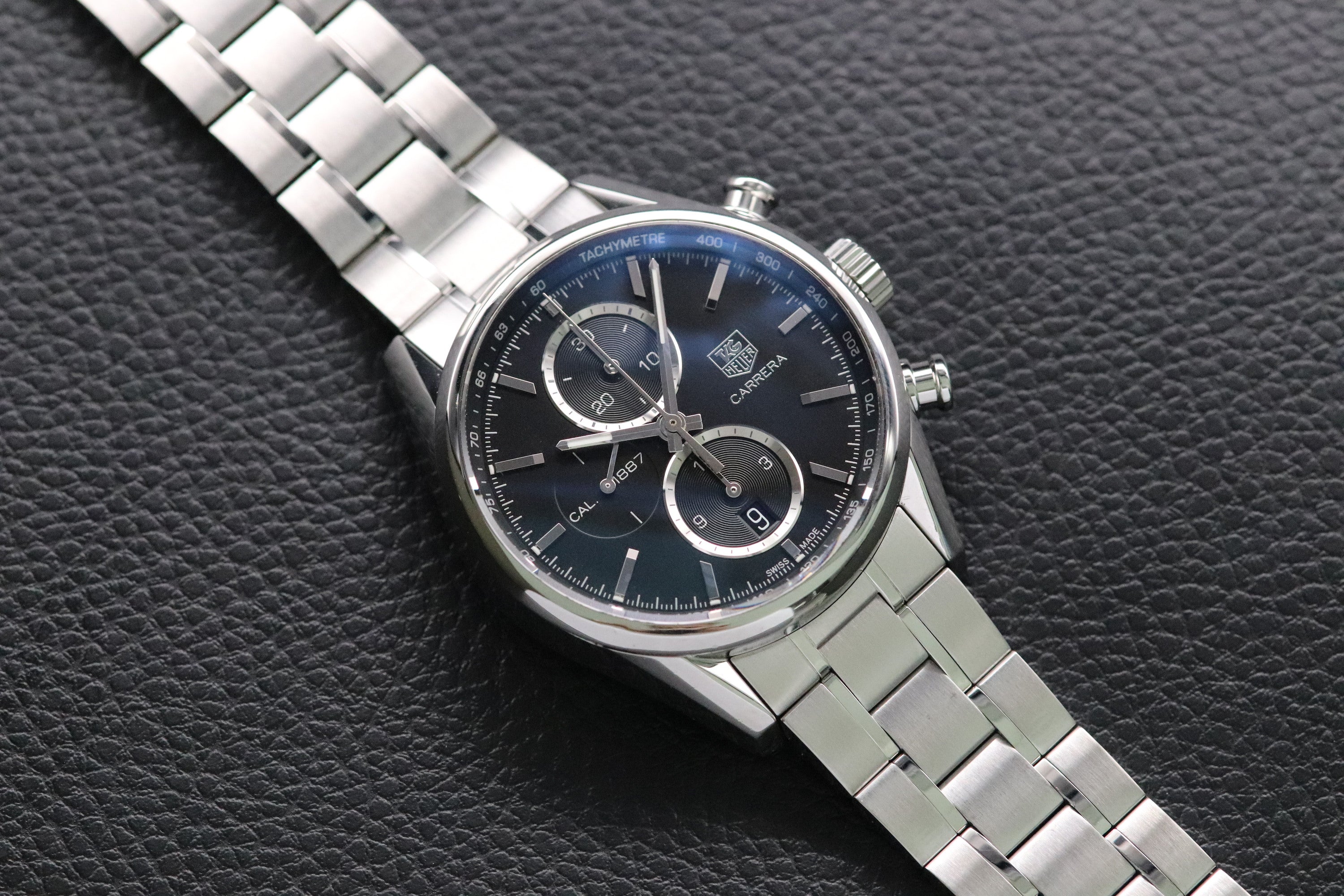 Tag Heuer Carrera Calibre 1887 CAR2110-3 Black Dial 2015