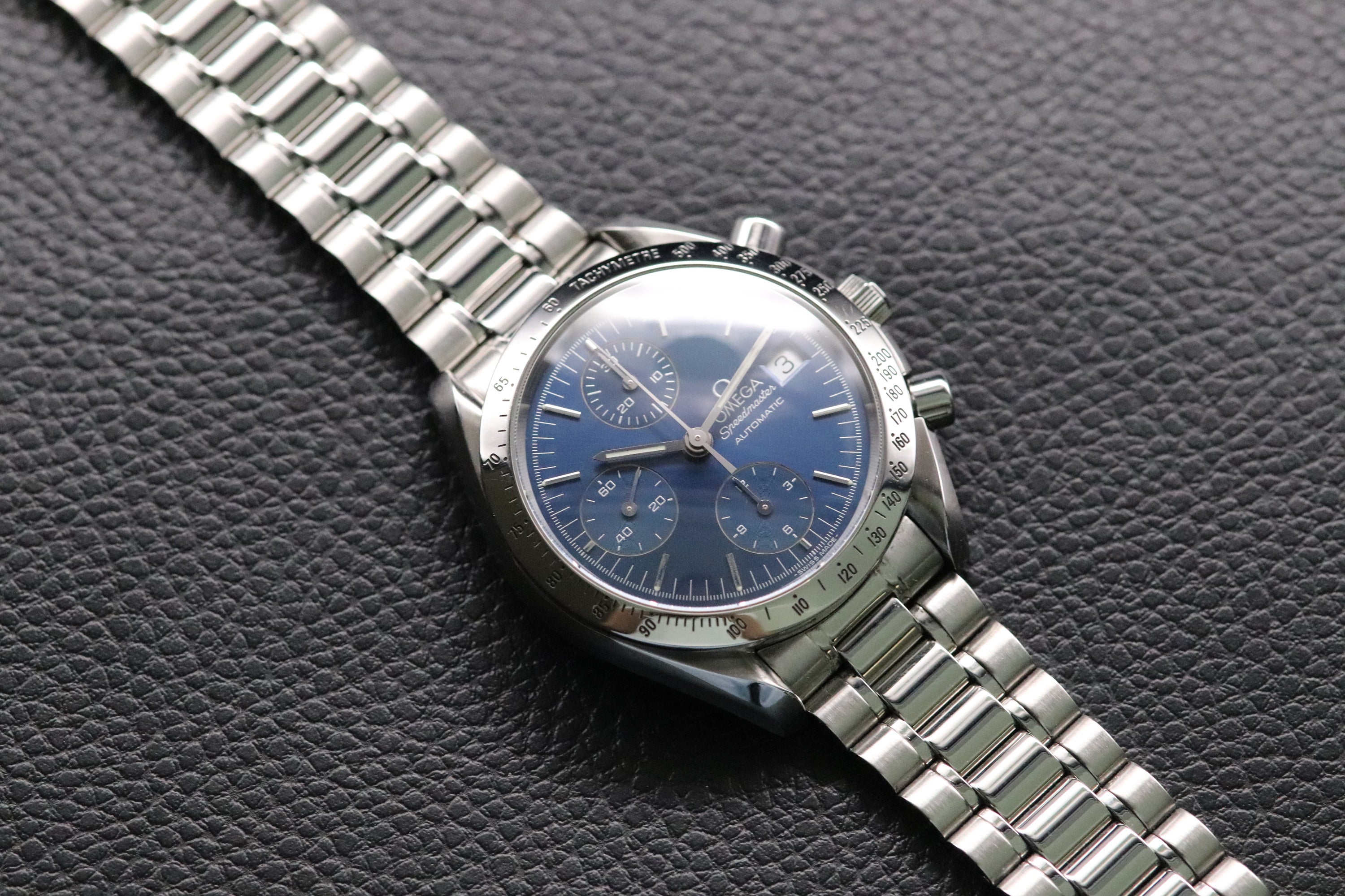 Omega Speedmaster Date 3511.80 Blue Dial 1998