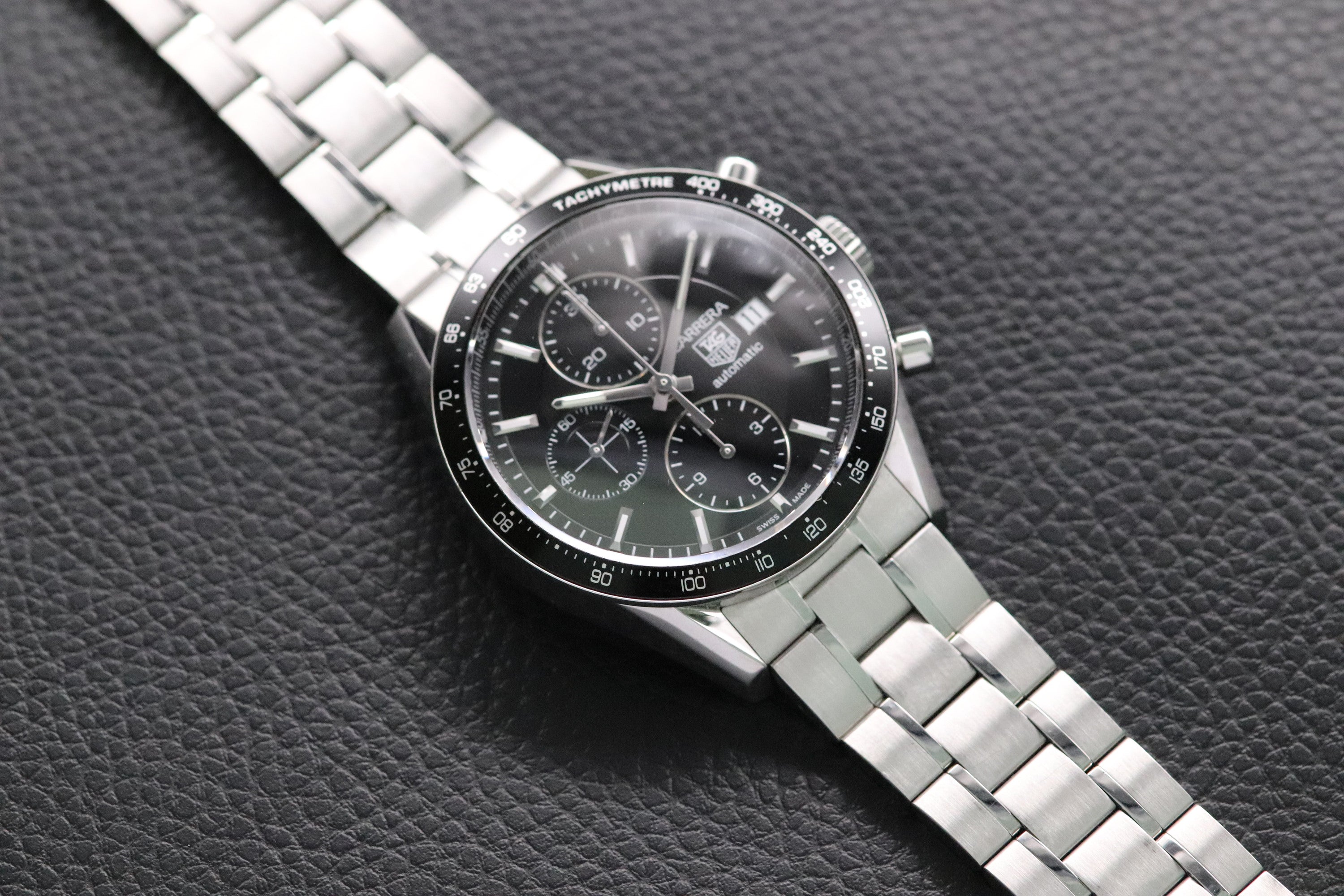 Tag Heuer Carrera Calibre 16 CV201E Black Dial 2012