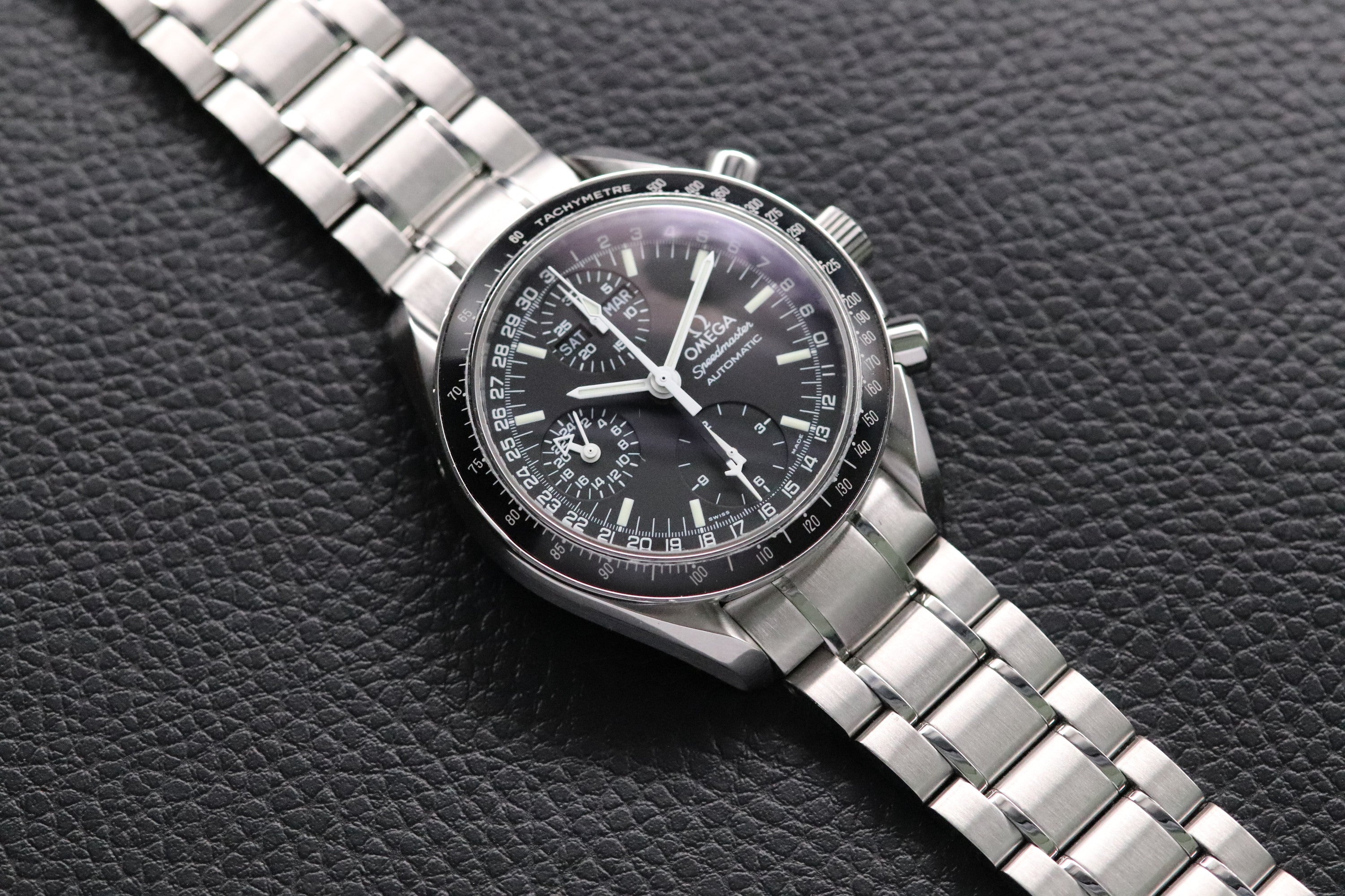 Omega Speedmaster Day Date 3520.50 Black Dial 1998