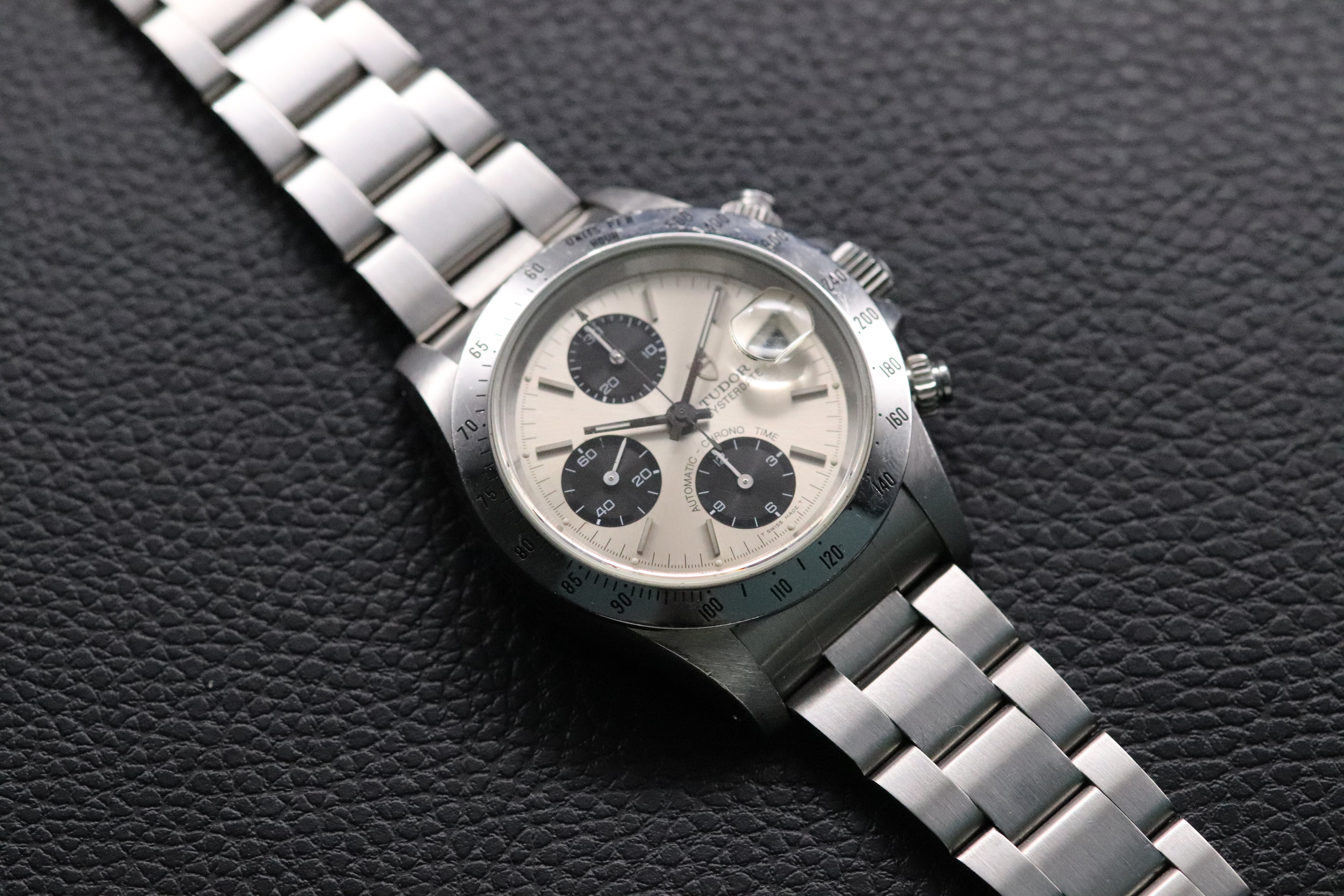 Tudor Oysterdate Small Block 79280 Silver Dial 1996