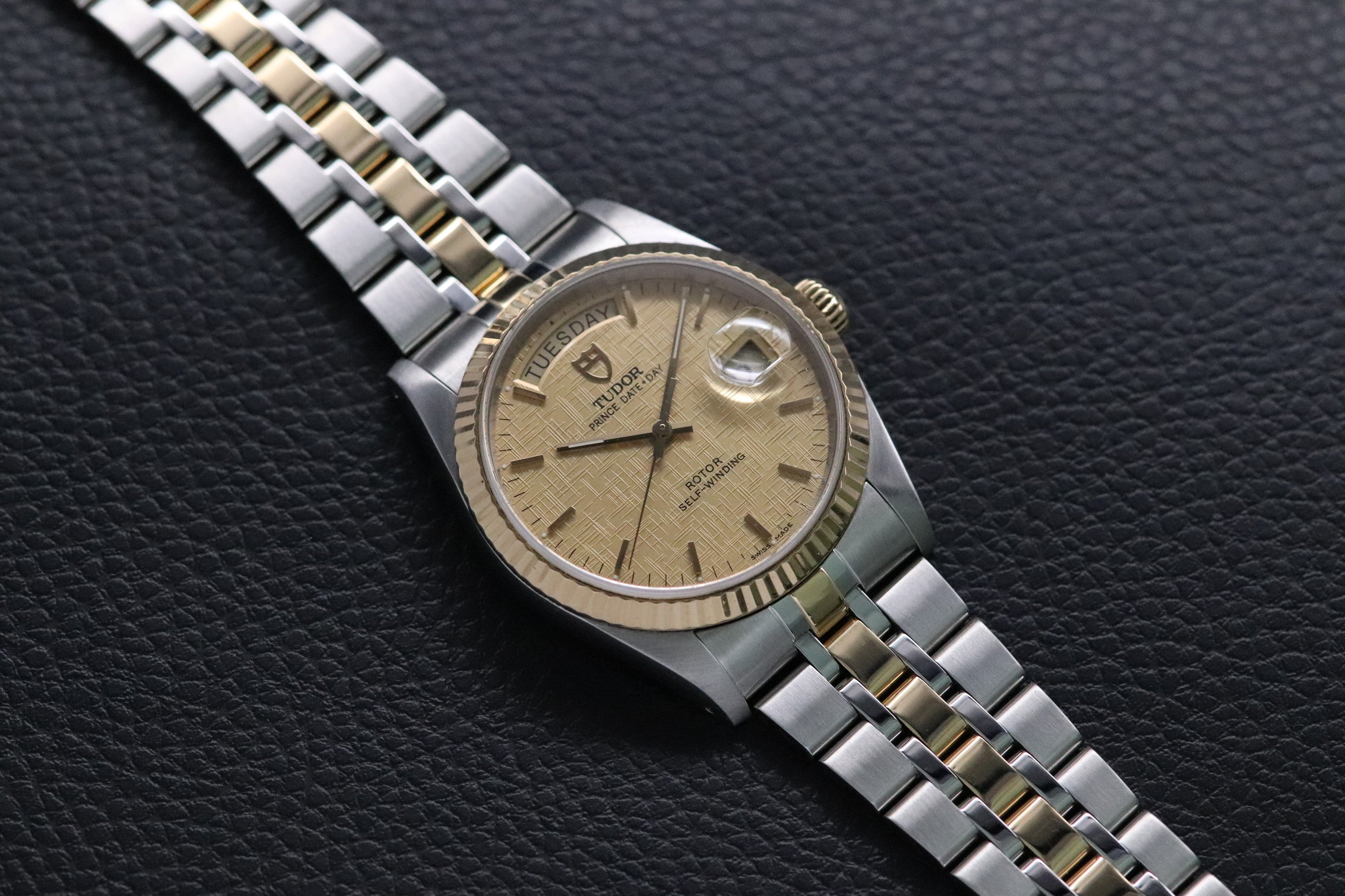 Tudor Prince Date-Day 76213 Linen Dial 2017
