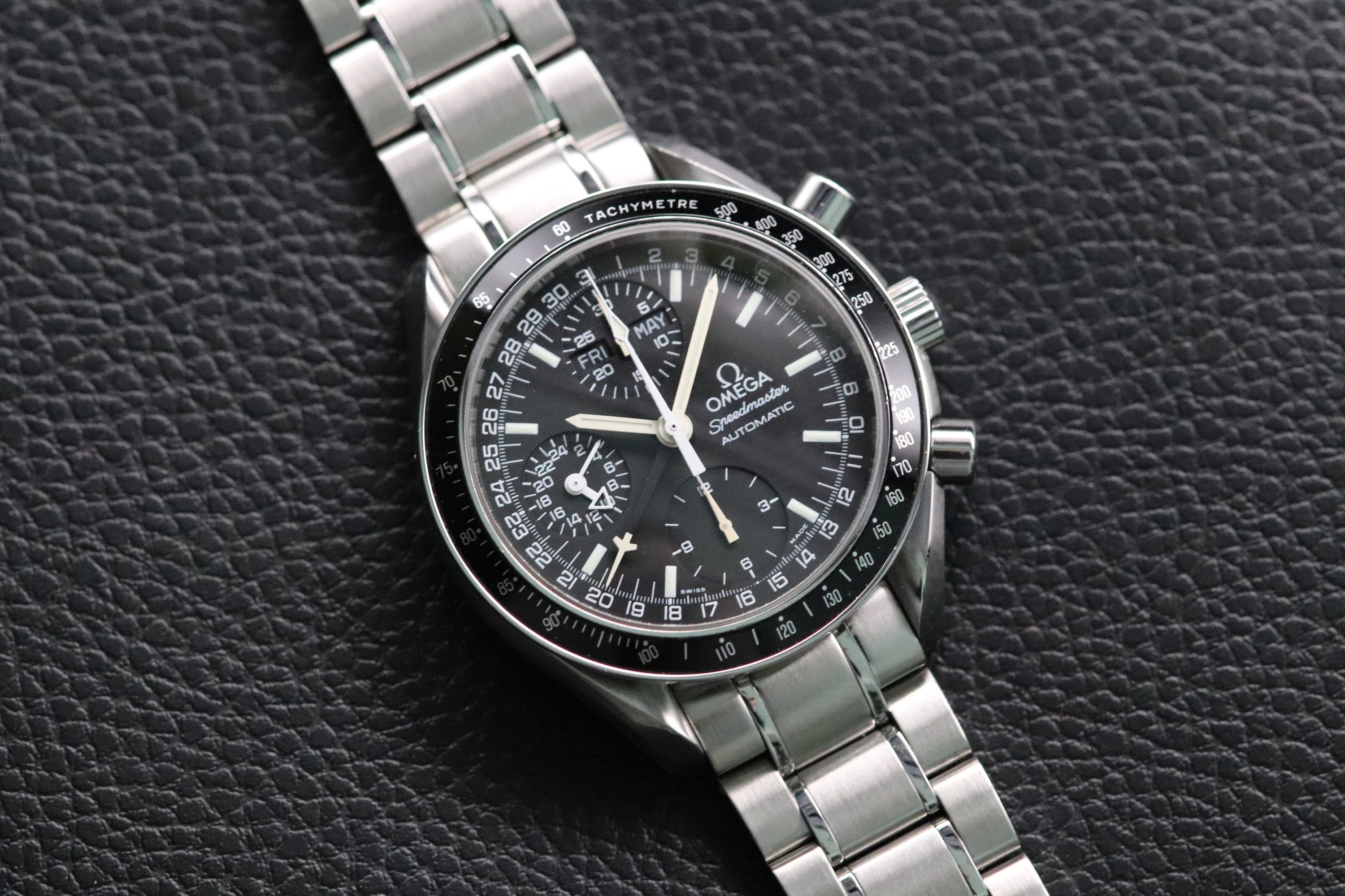 Omega Speedmaster Day Date 3520.50 Black Dial 1998