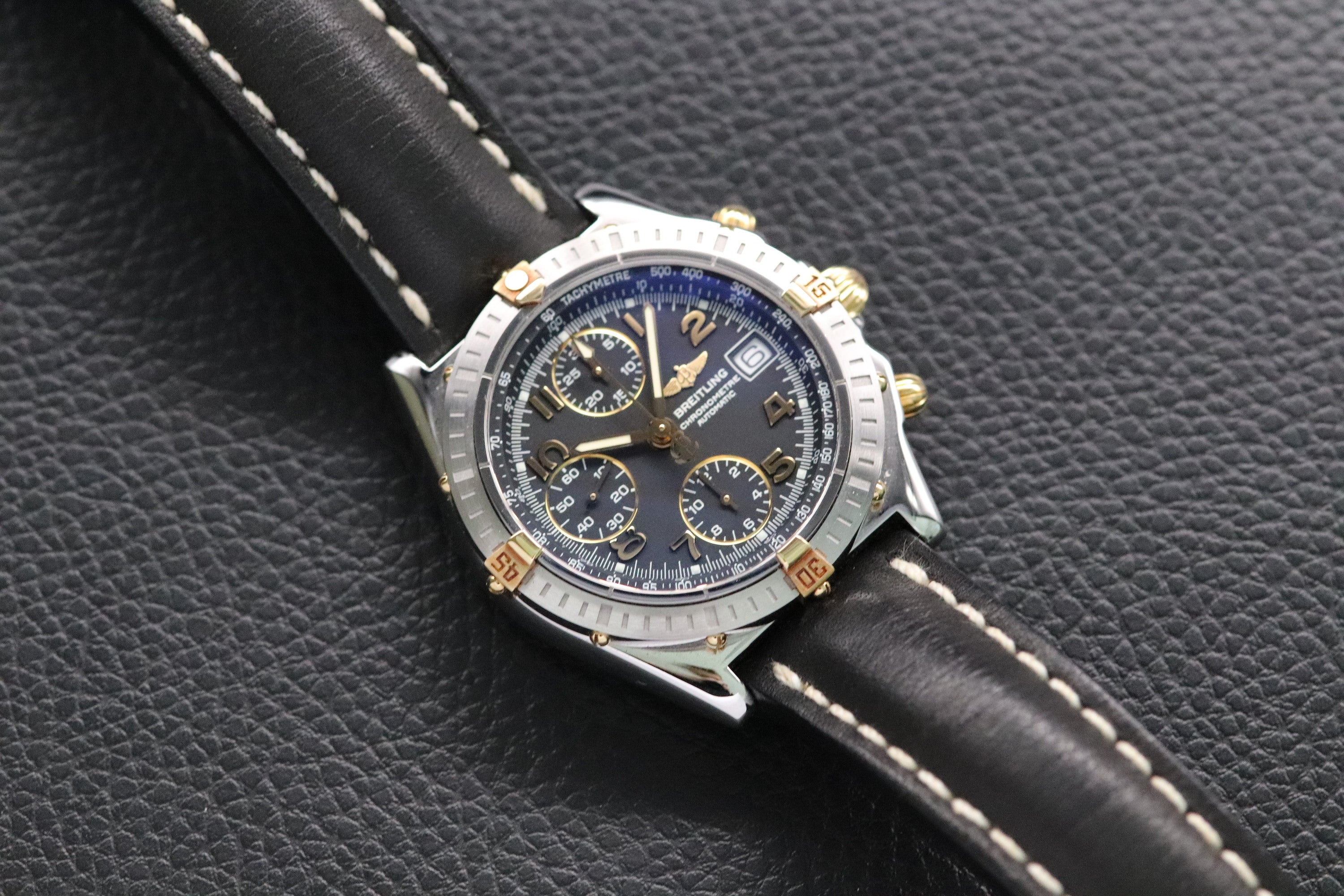 Breitling Chronomat B13352 Black Dial 2003 Papers