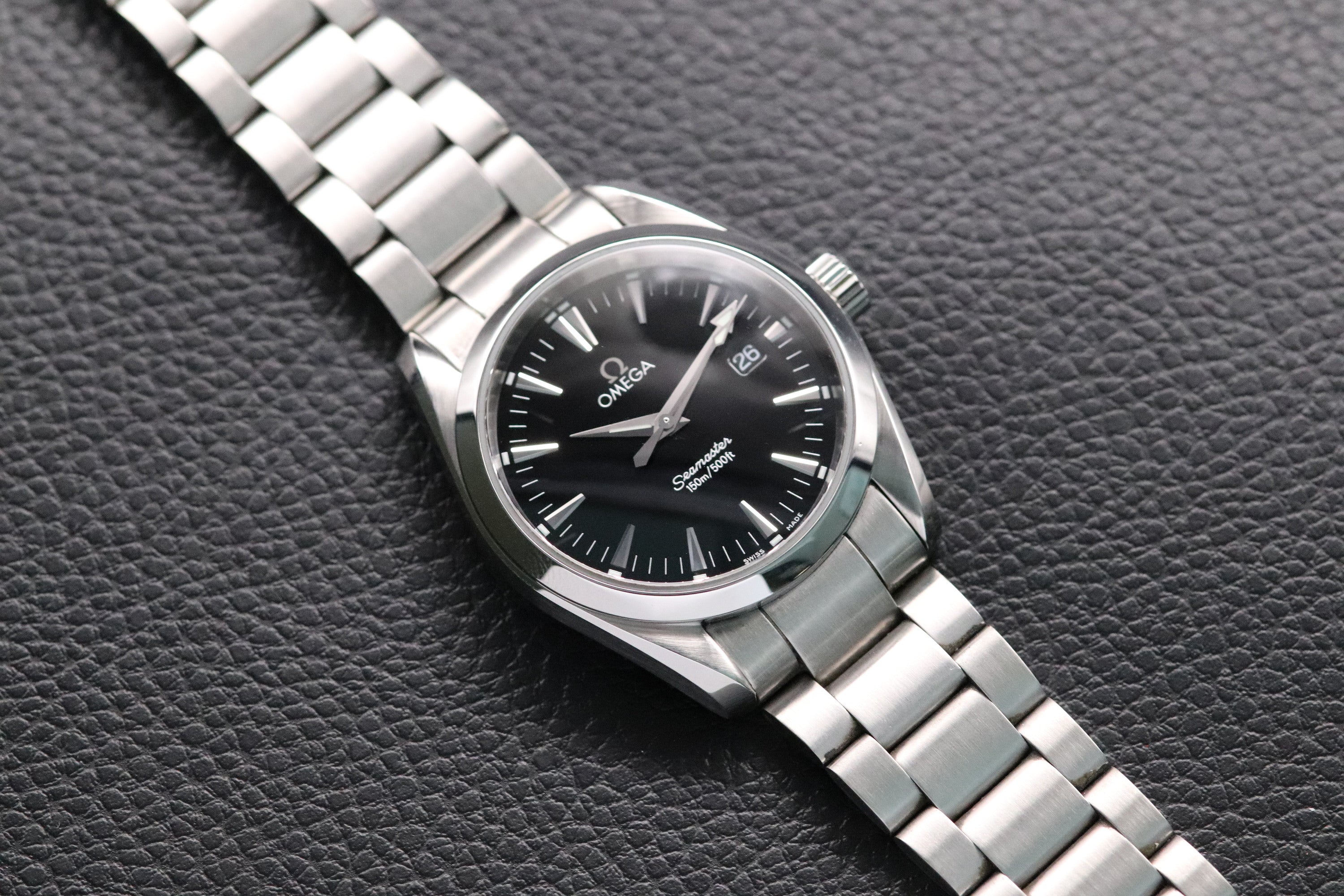 Omega Seamaster Aqua Terra 2518.50 Black Dial 2004 Papers