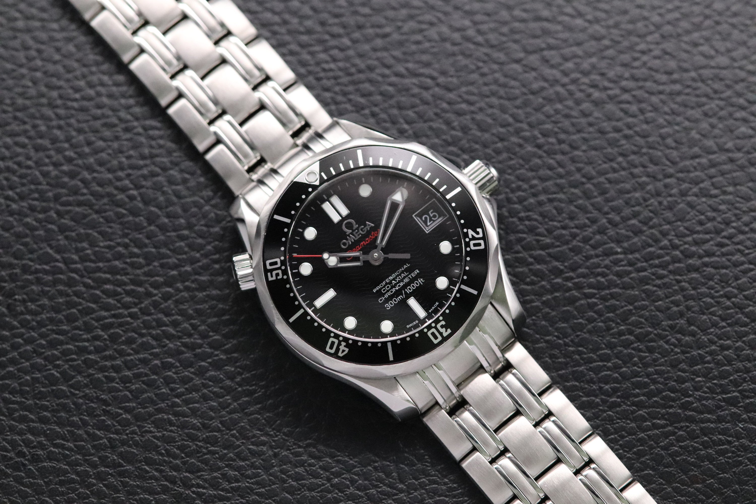 Omega Seamaster Diver 300M 212.30.36.20.01.001 Black Dial 2012