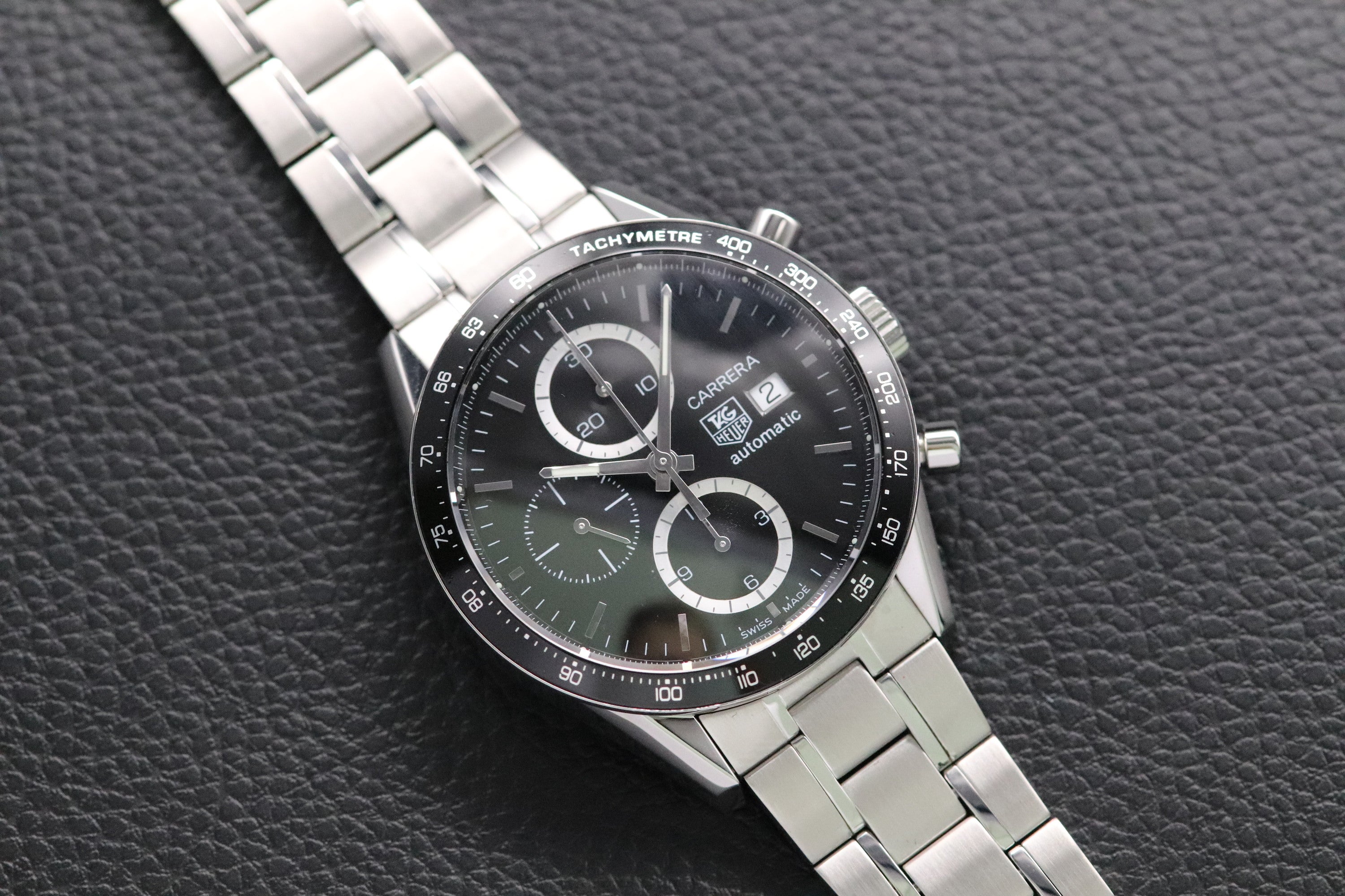 Tag Heuer Carrera Calibre 16 CV2010 Black Dial 2015