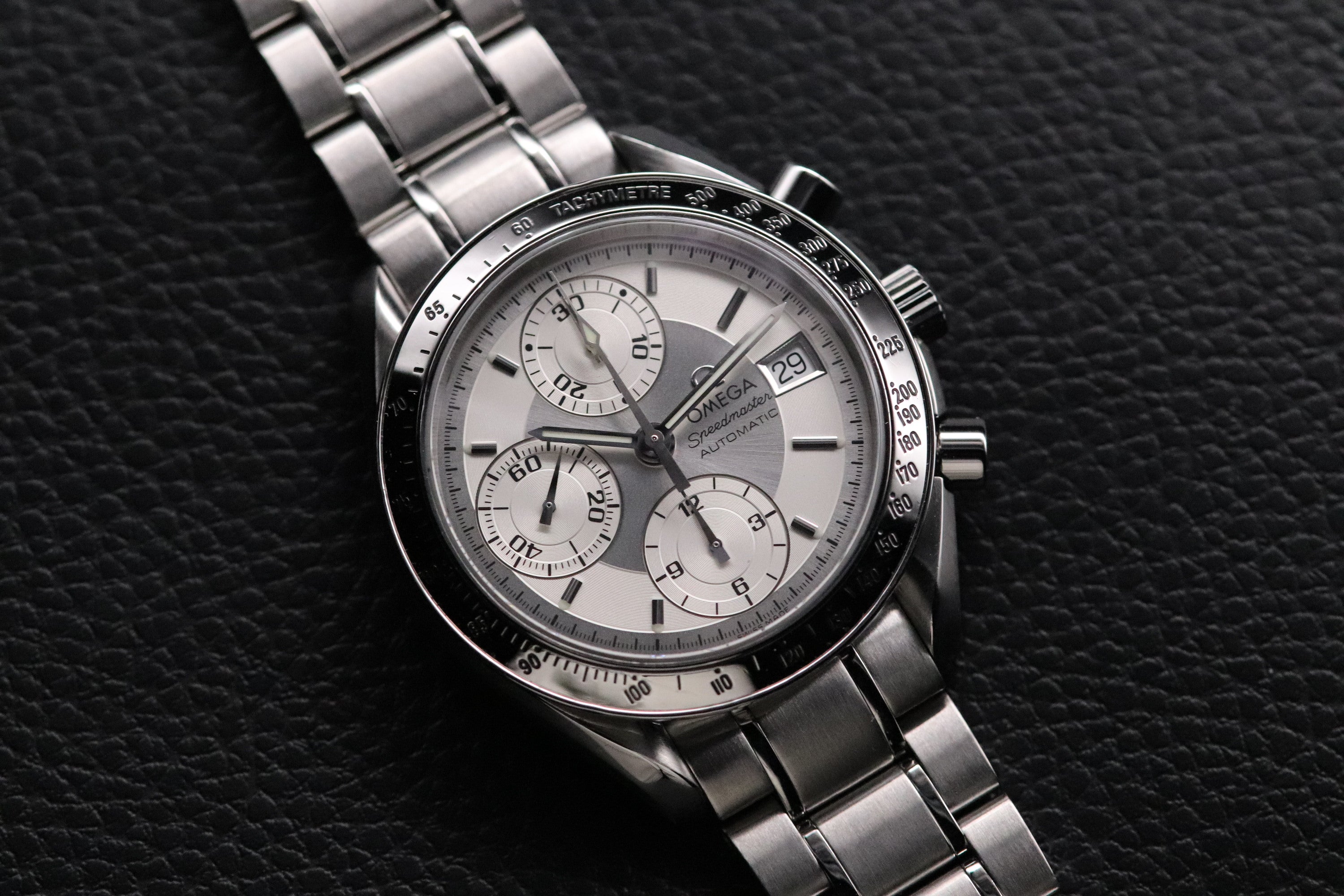 Omega Speedmaster Date 3513.30 SIlver Dial 1998