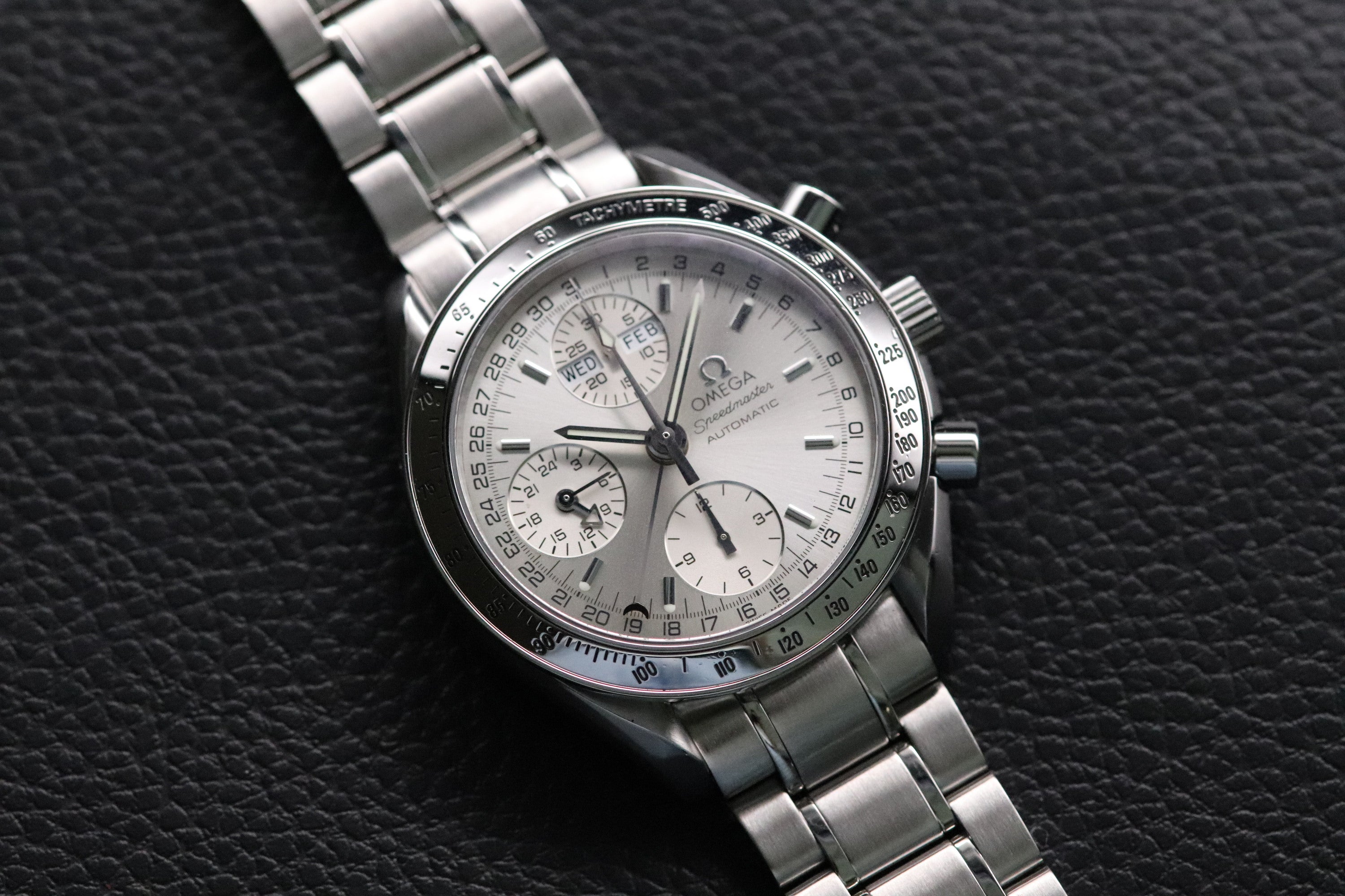 Omega Speedmaster Day Date 3523.30 Silver Dial