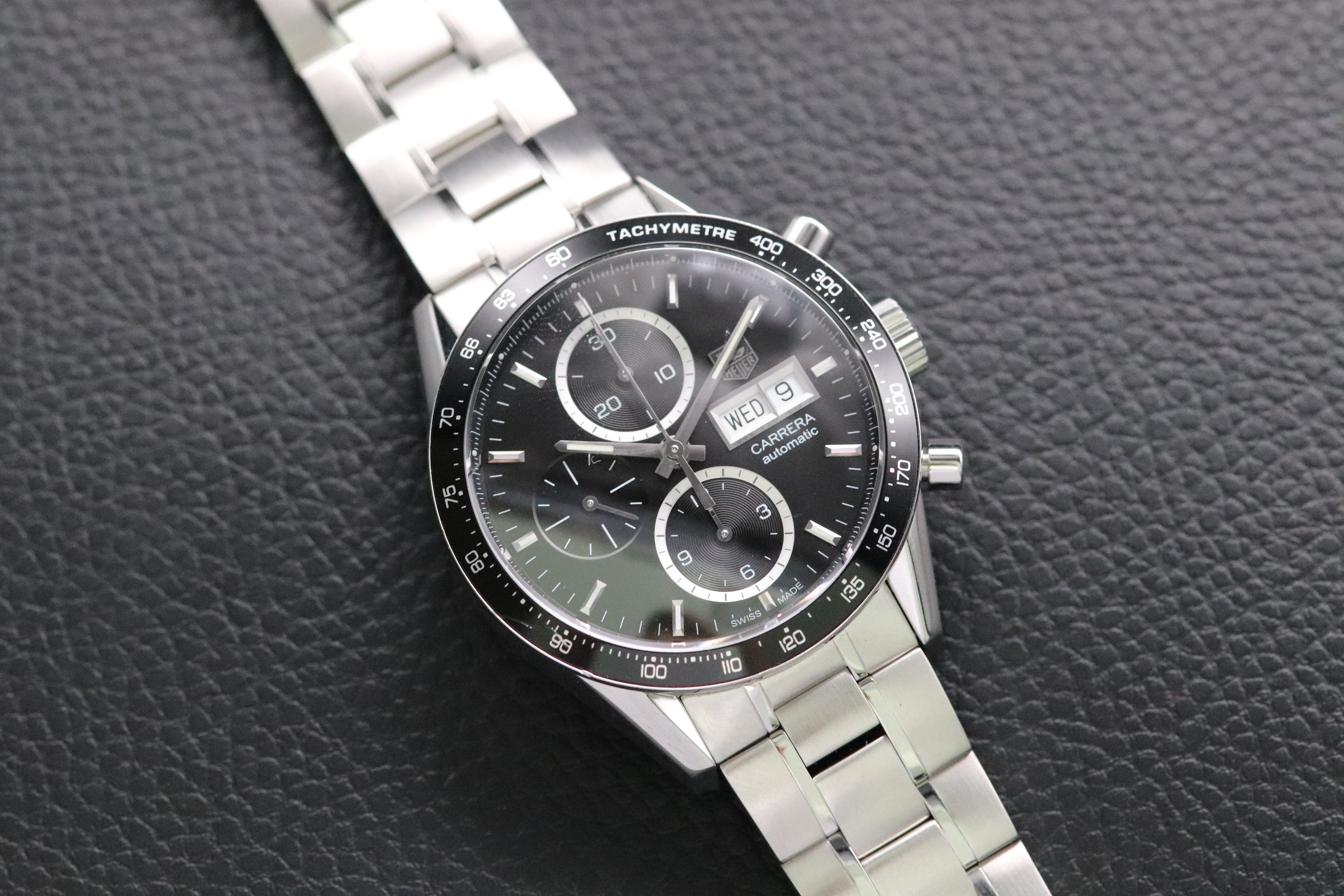 Tag Heuer Carrera Calibre 16 CV201AG Black Dial 2018