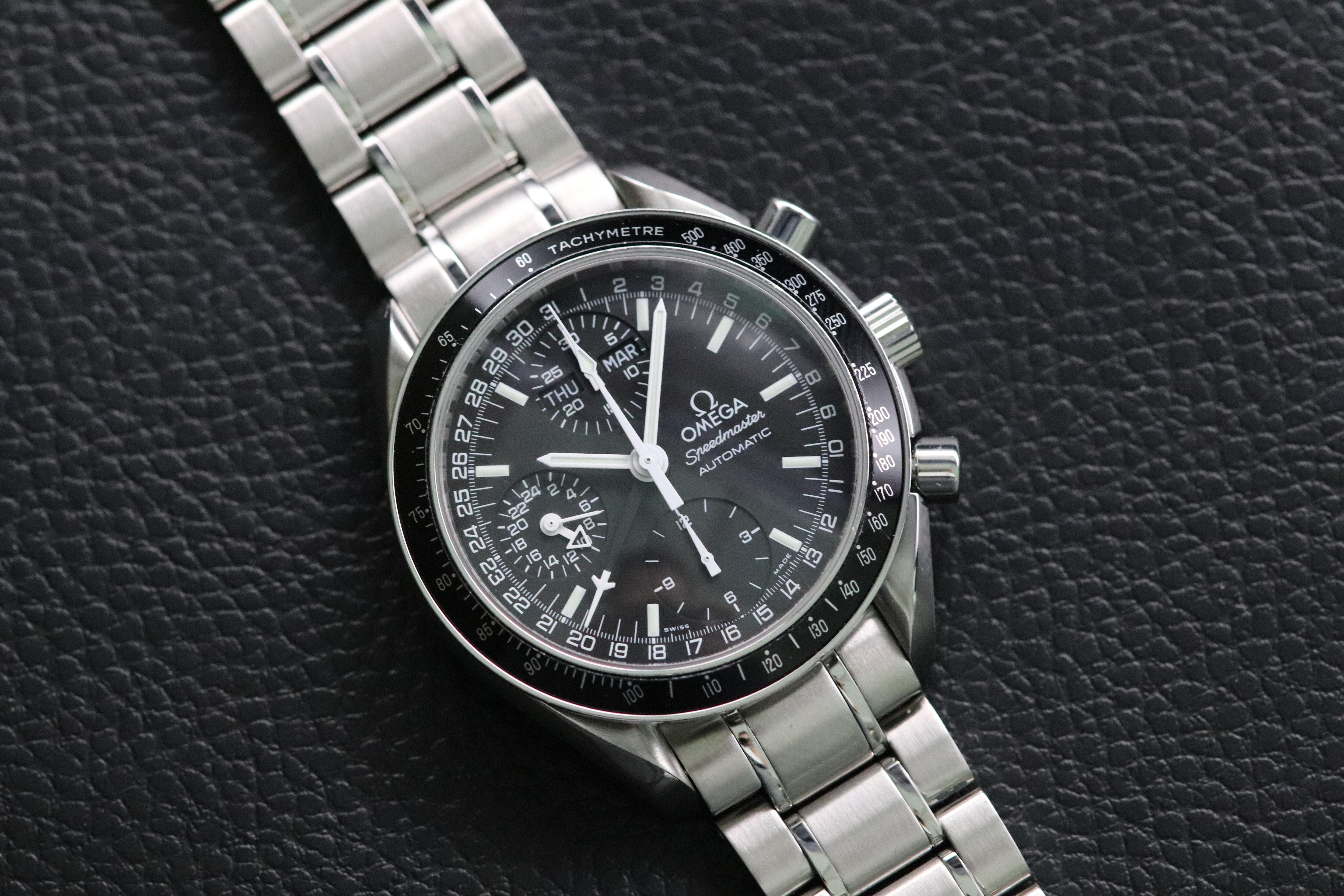 Omega Speedmaster Day Date 3520.50 Black Dial 1998