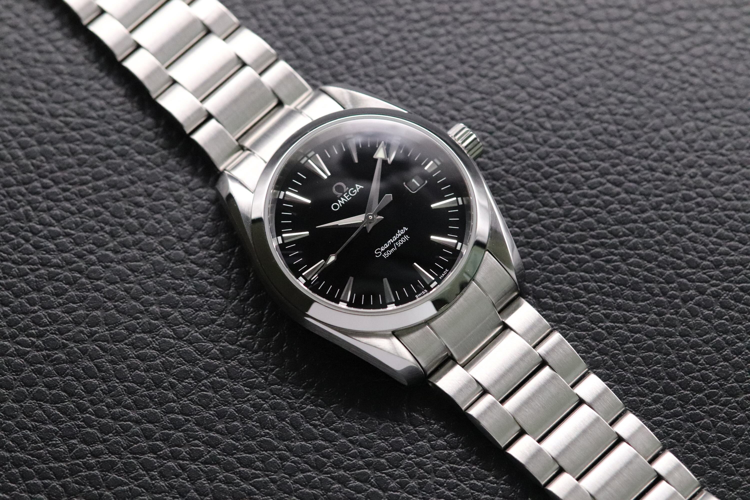 Omega Seamaster Aqua Terra 2518.50 Black Dial 2009 Papers