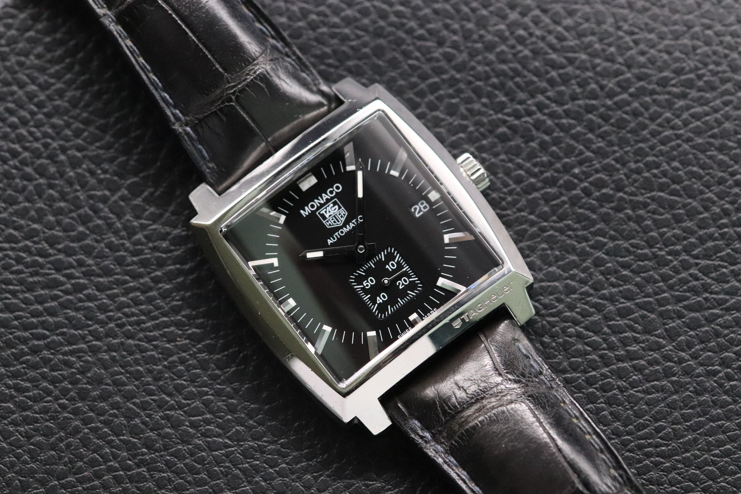Tag Heuer Monaco WW2110 Black Dial 2010