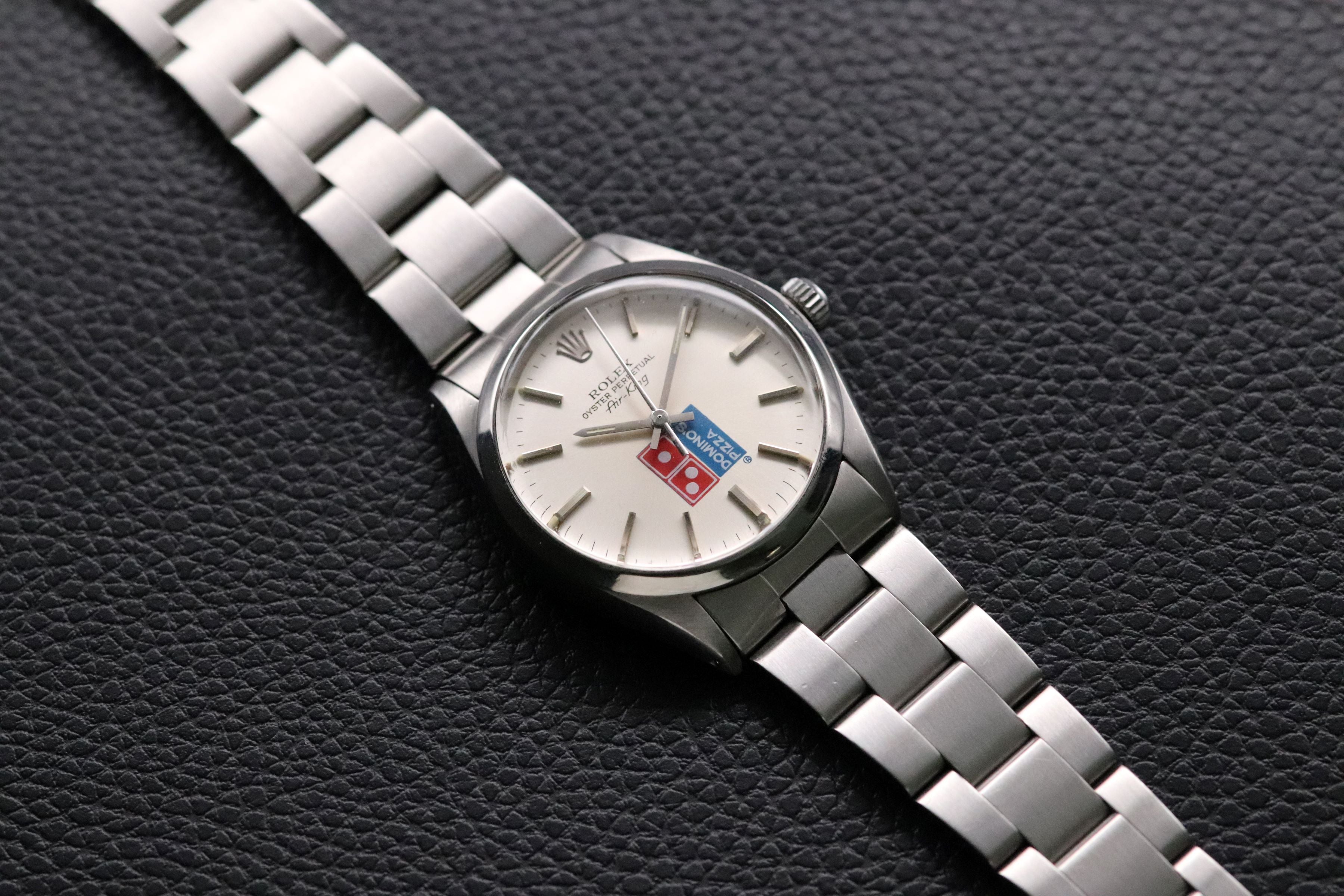 Rolex Air-King 5500 Dominos Pizza 1982 Logo Dial