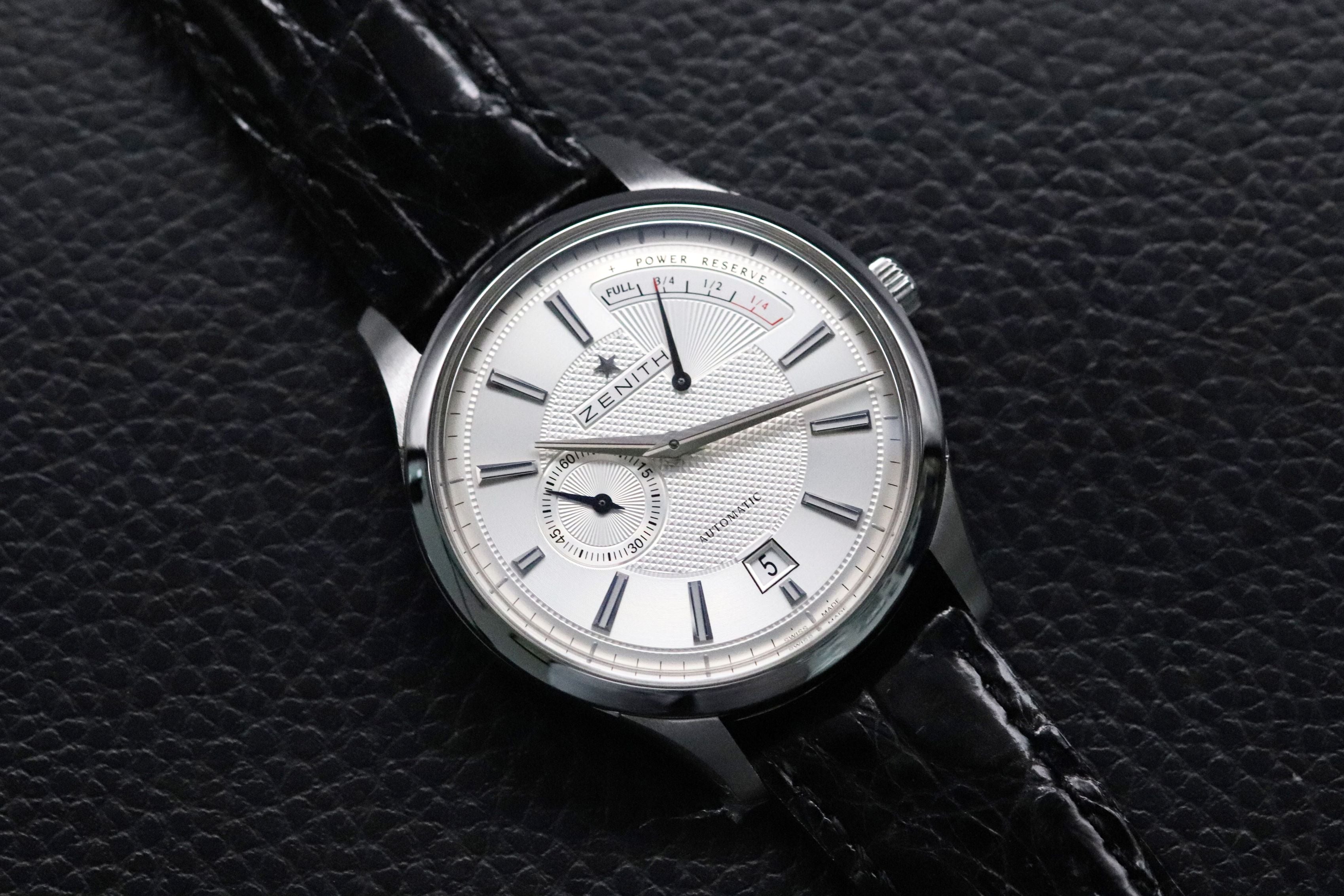 Zenith Captain Power Reserve 03.2120.685 Glass Botton 2013 Papers