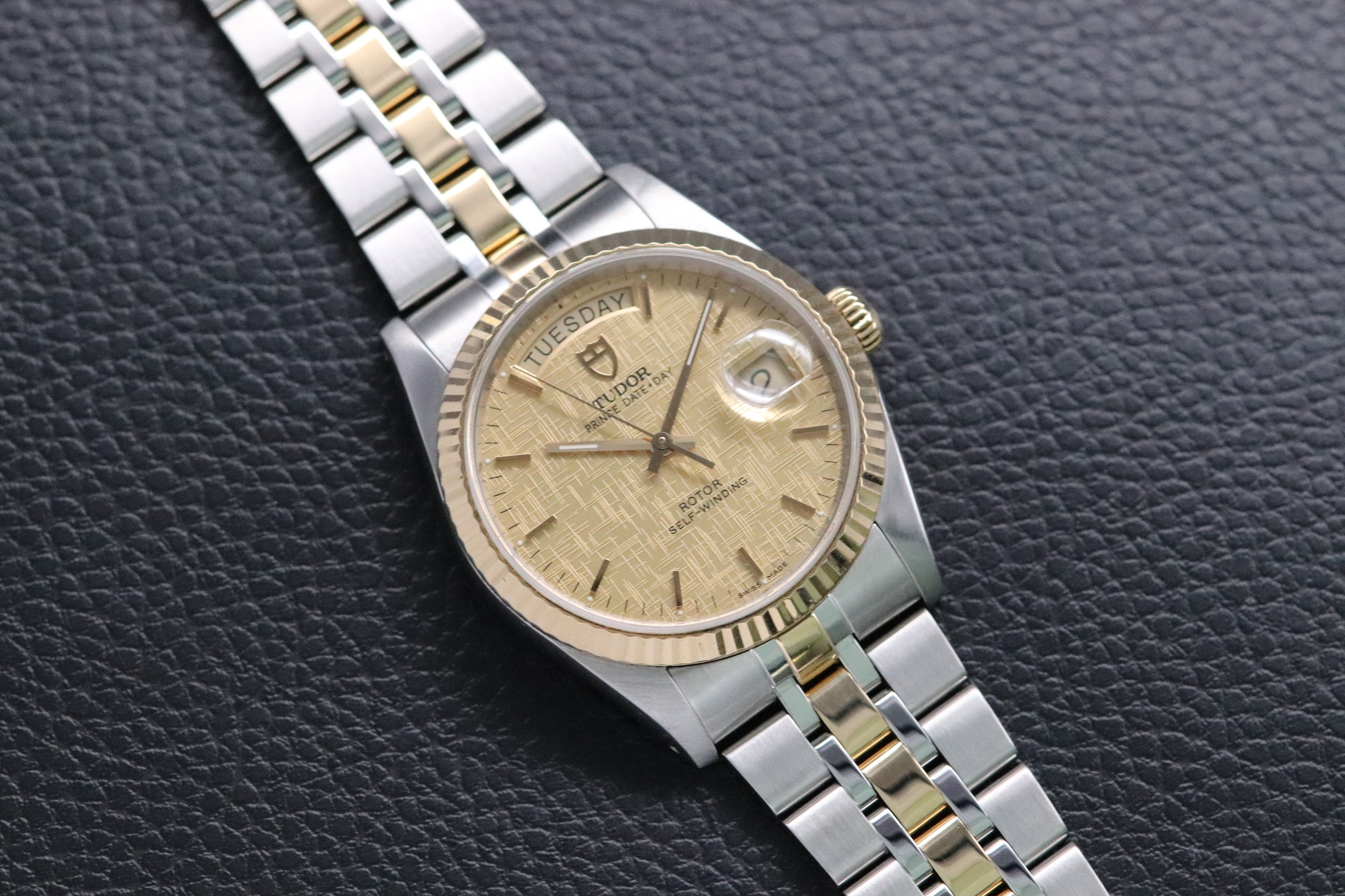 Tudor Prince Date-Day 76213 Linen Dial 2017