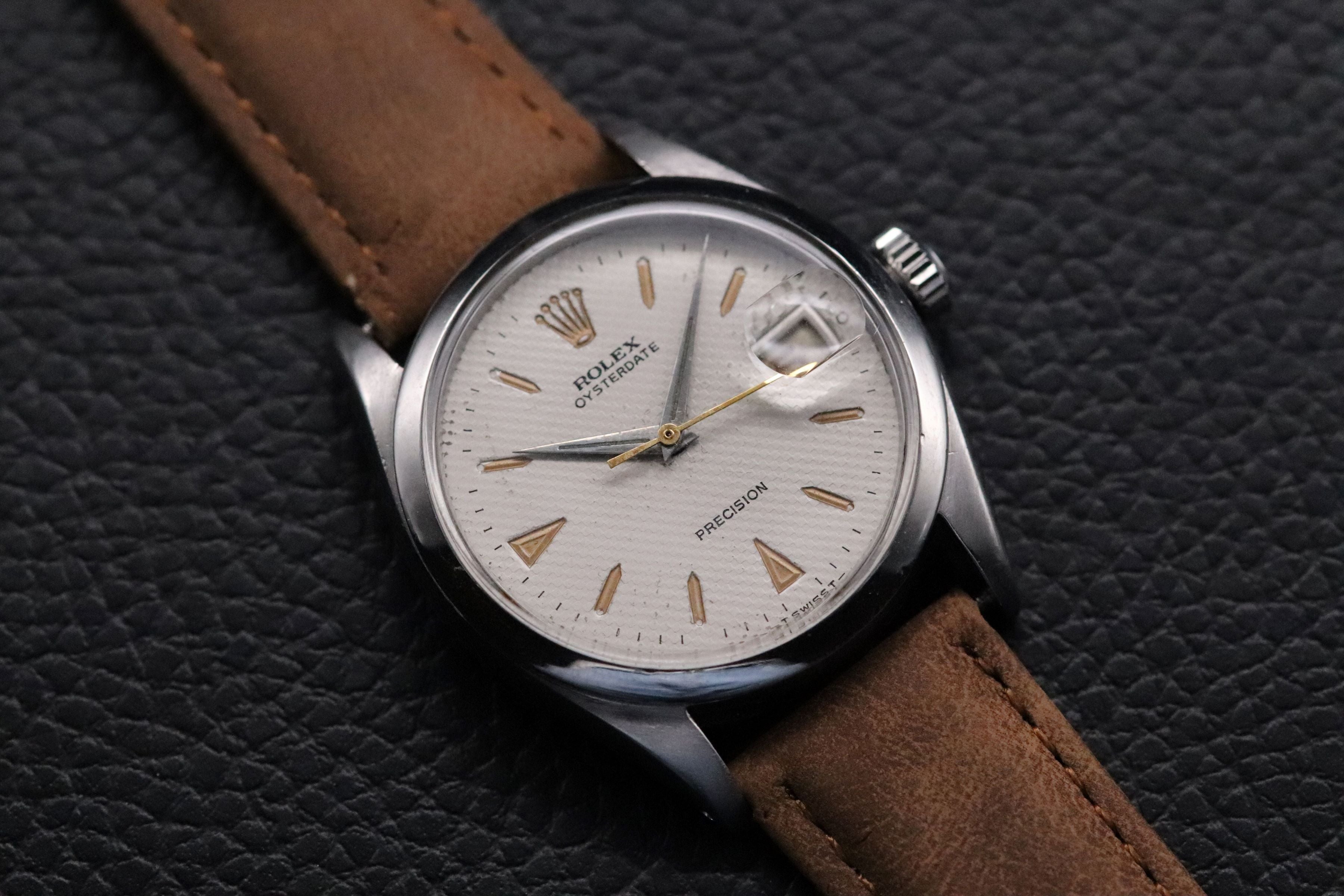 Rolex Oysterdate 6294 Waffle Dial