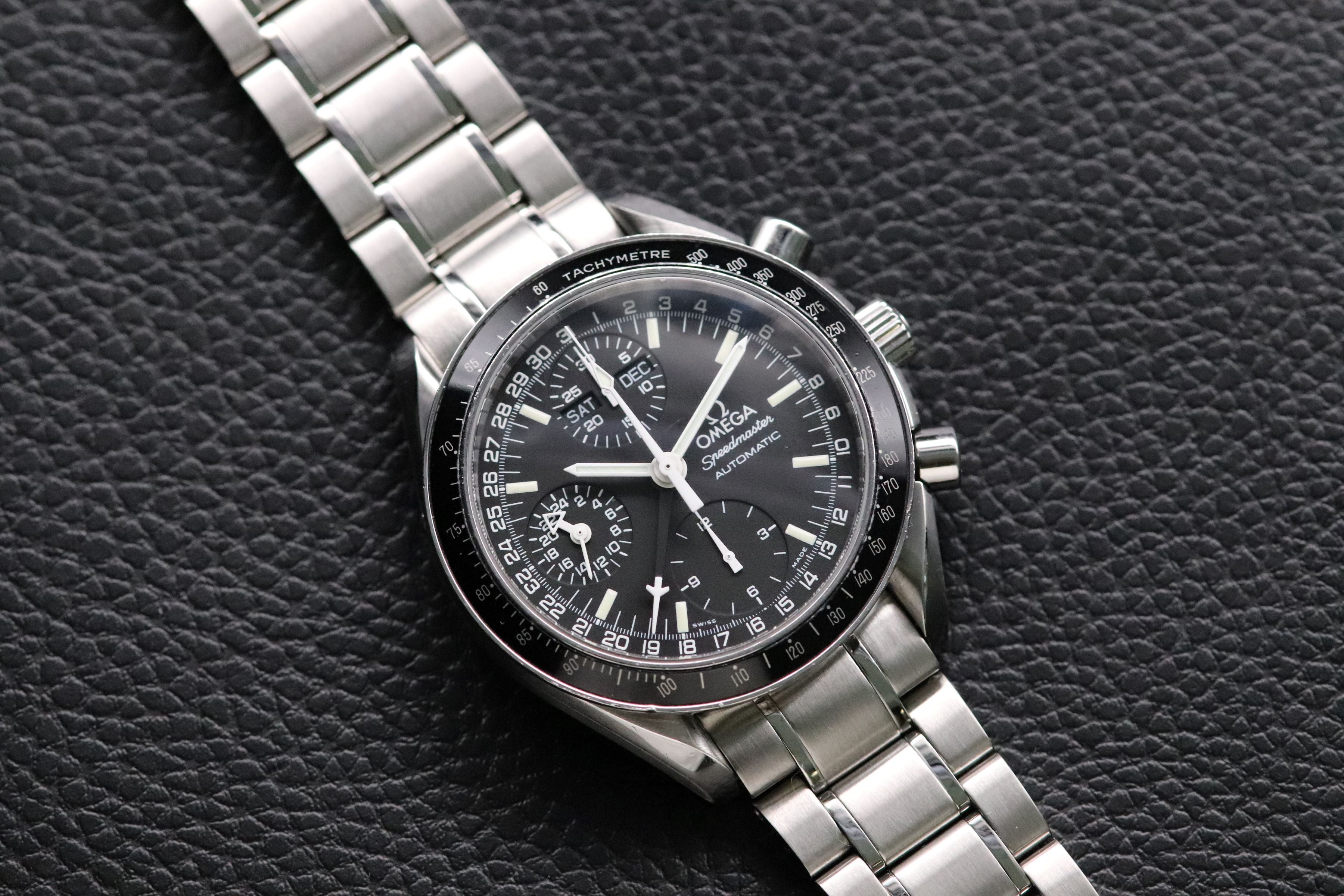 Omega Speedmaster Day Date 3520.50 Black Dial 1998