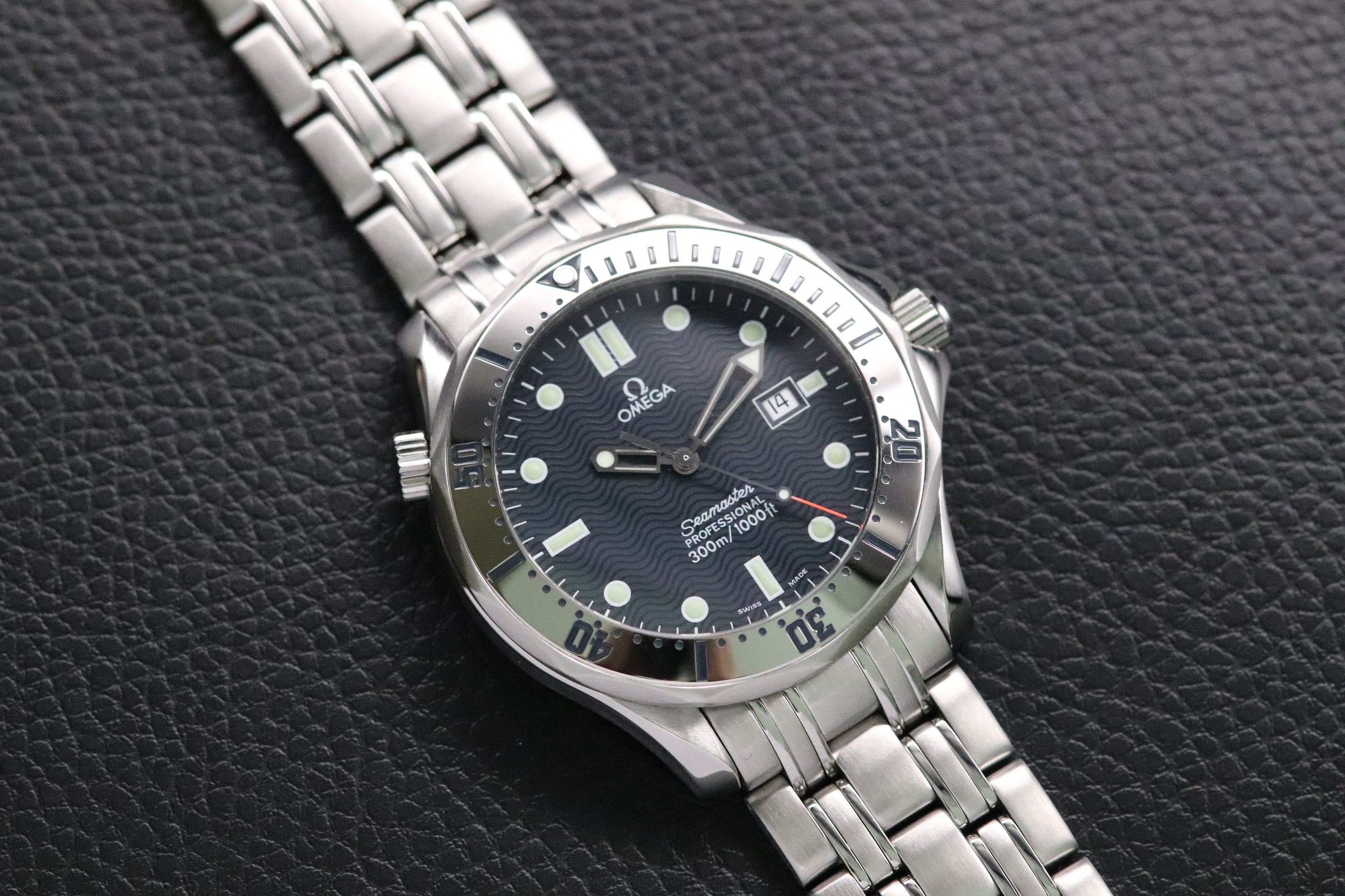 Omega Seamaster 300 2542.80 Blue Dial 1998