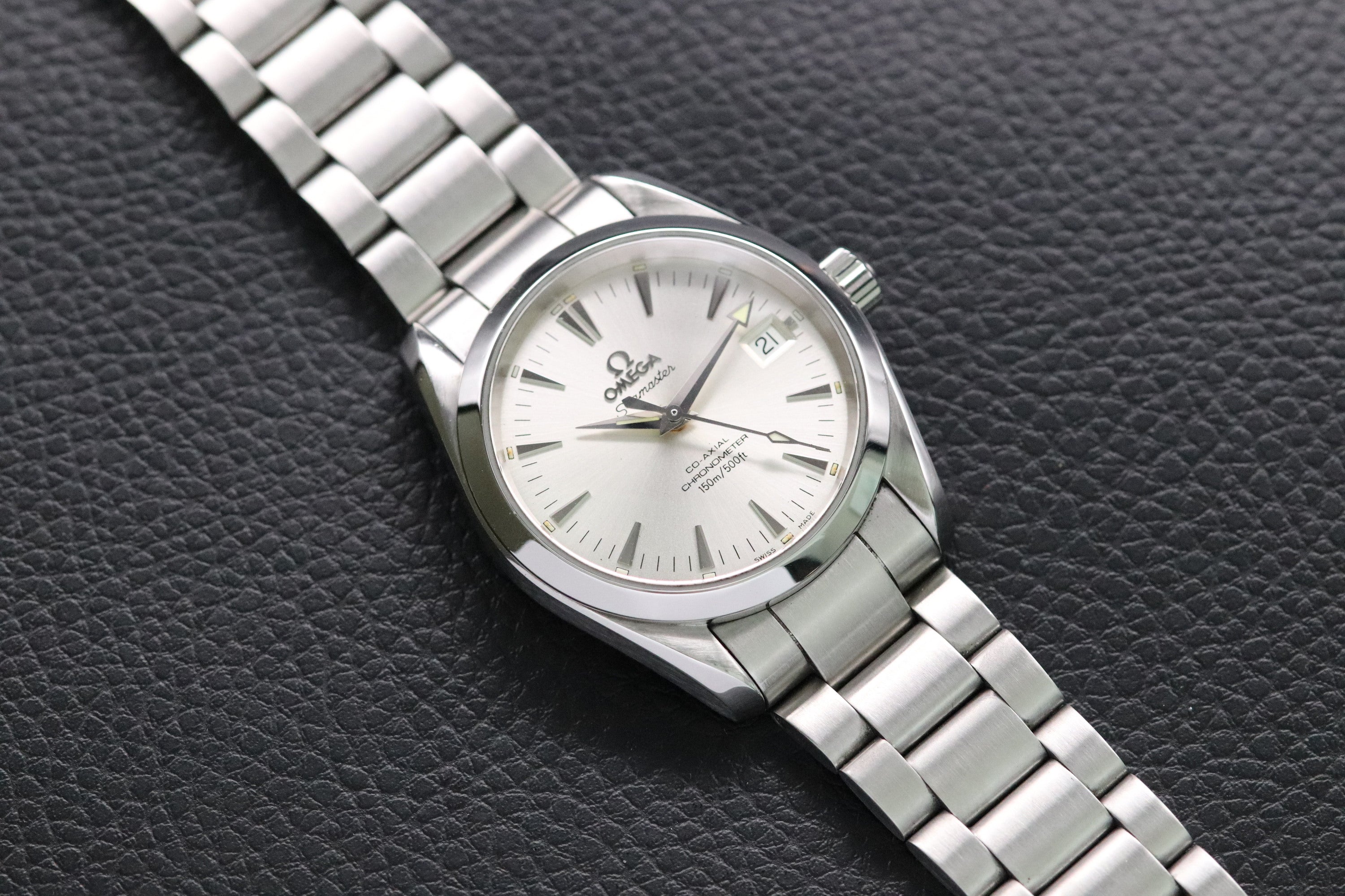 Omega Seamaster Aqua Terra 2504.30 Silver Dial 2005 Papers