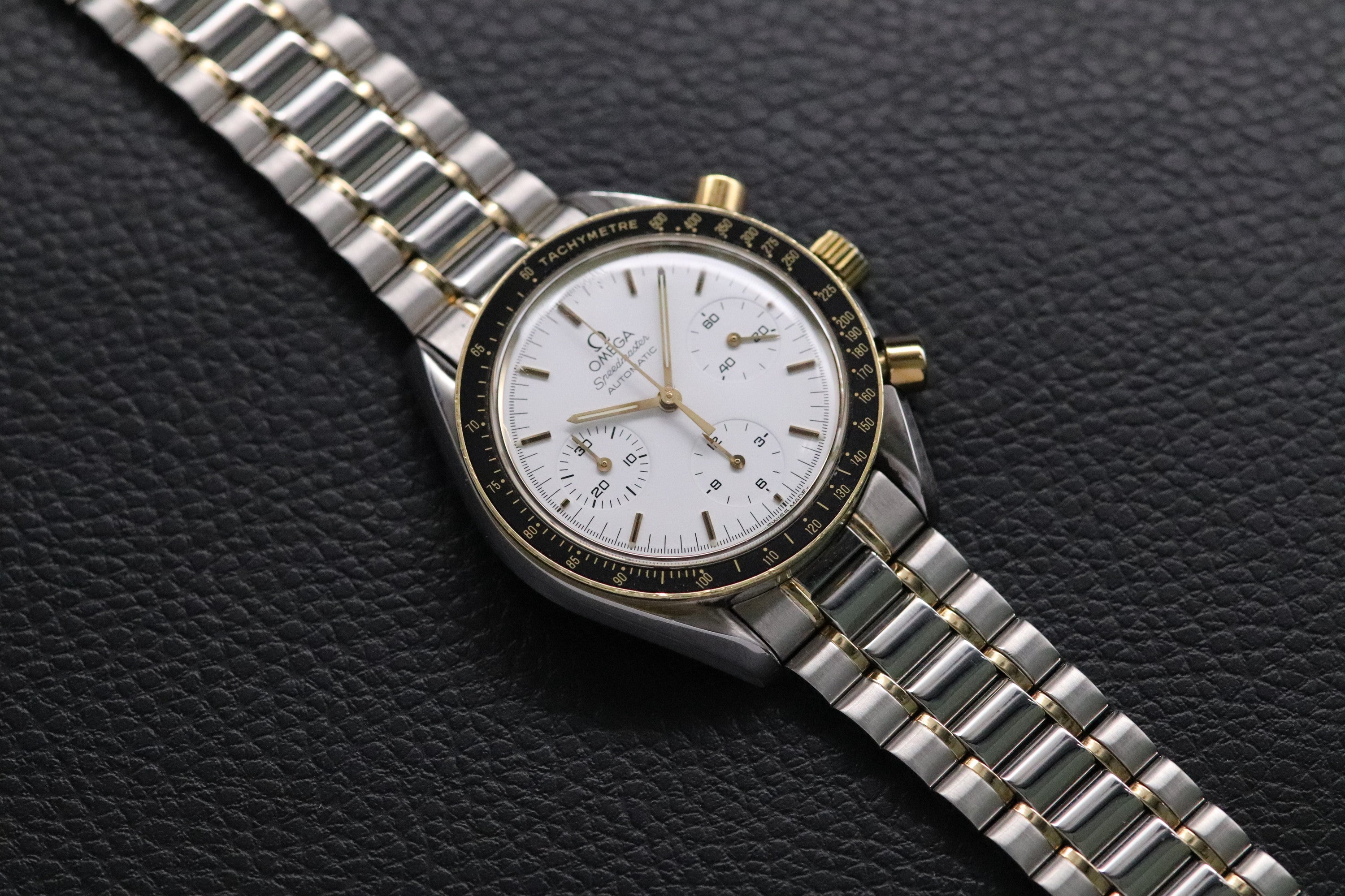 Omega Speedmaster Reduced 3310.20 Albino Gold 1994 Papers