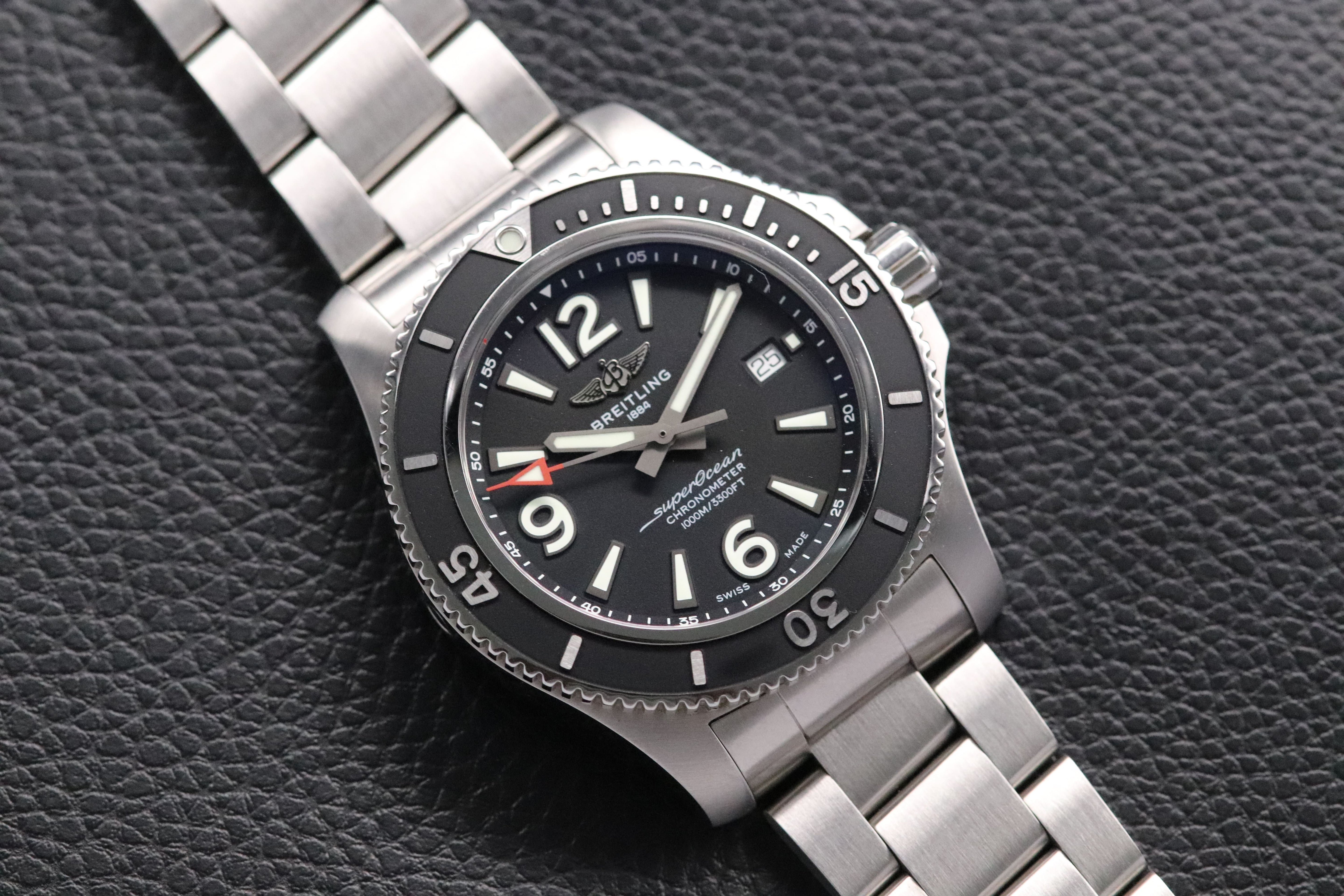 Breitling Superocean 44 Black A17367 Fullset 2022 Box+Papers