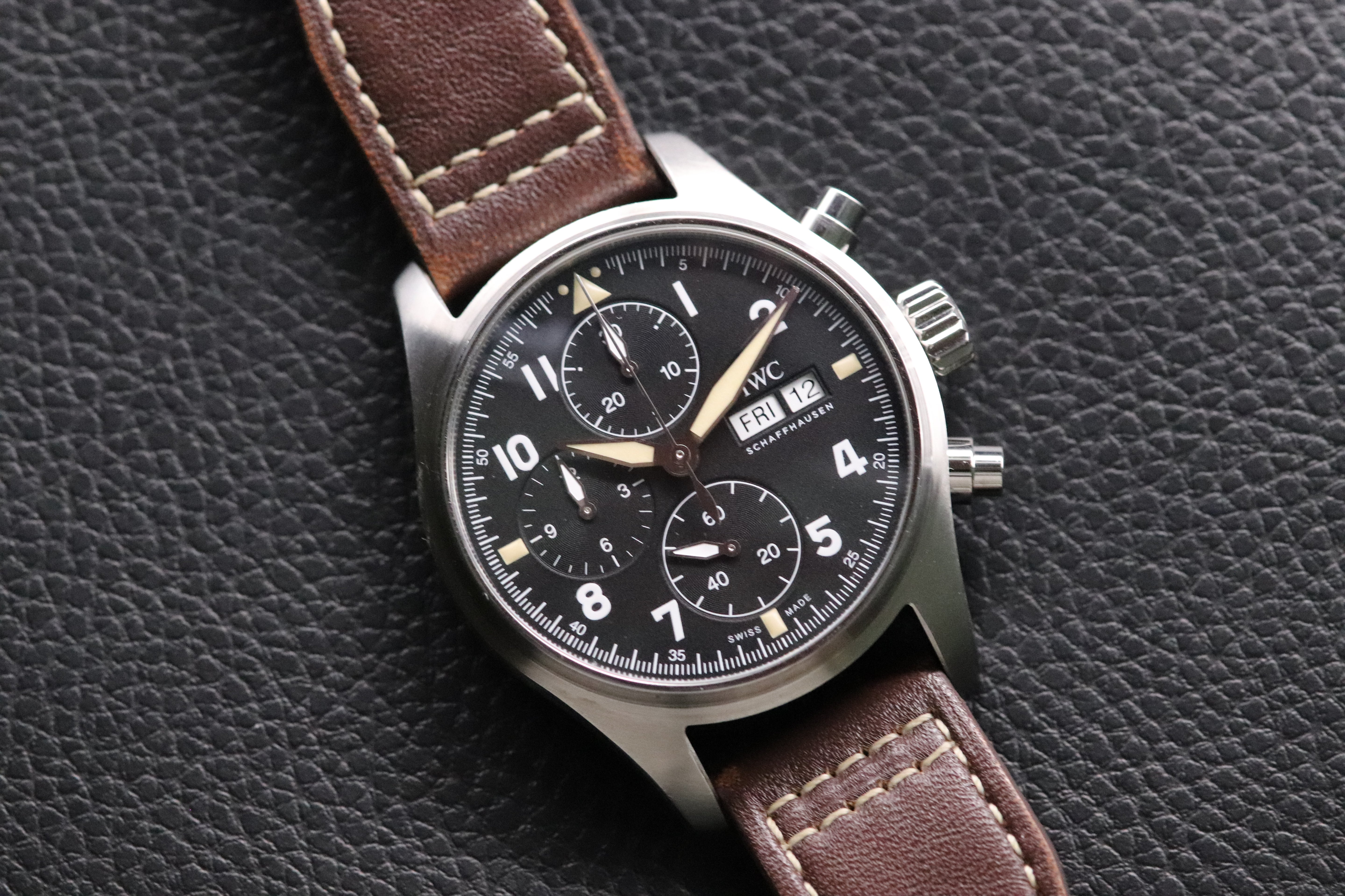 IWC Fliegeruhr Spitfire Chrono IW387903 Papers