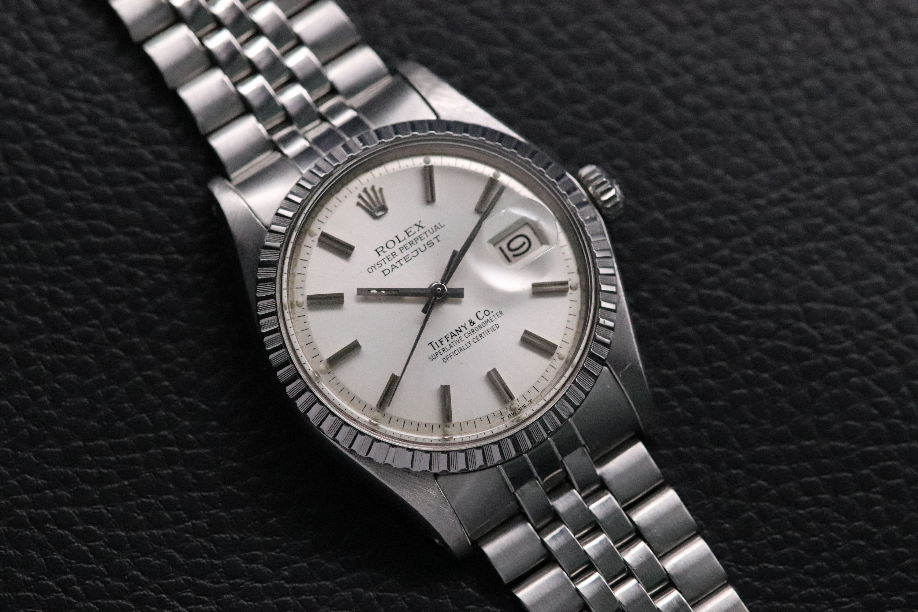 Rolex Datejust 36 Tiffany & Co. Signed Dial 1603 Jubilee 1973