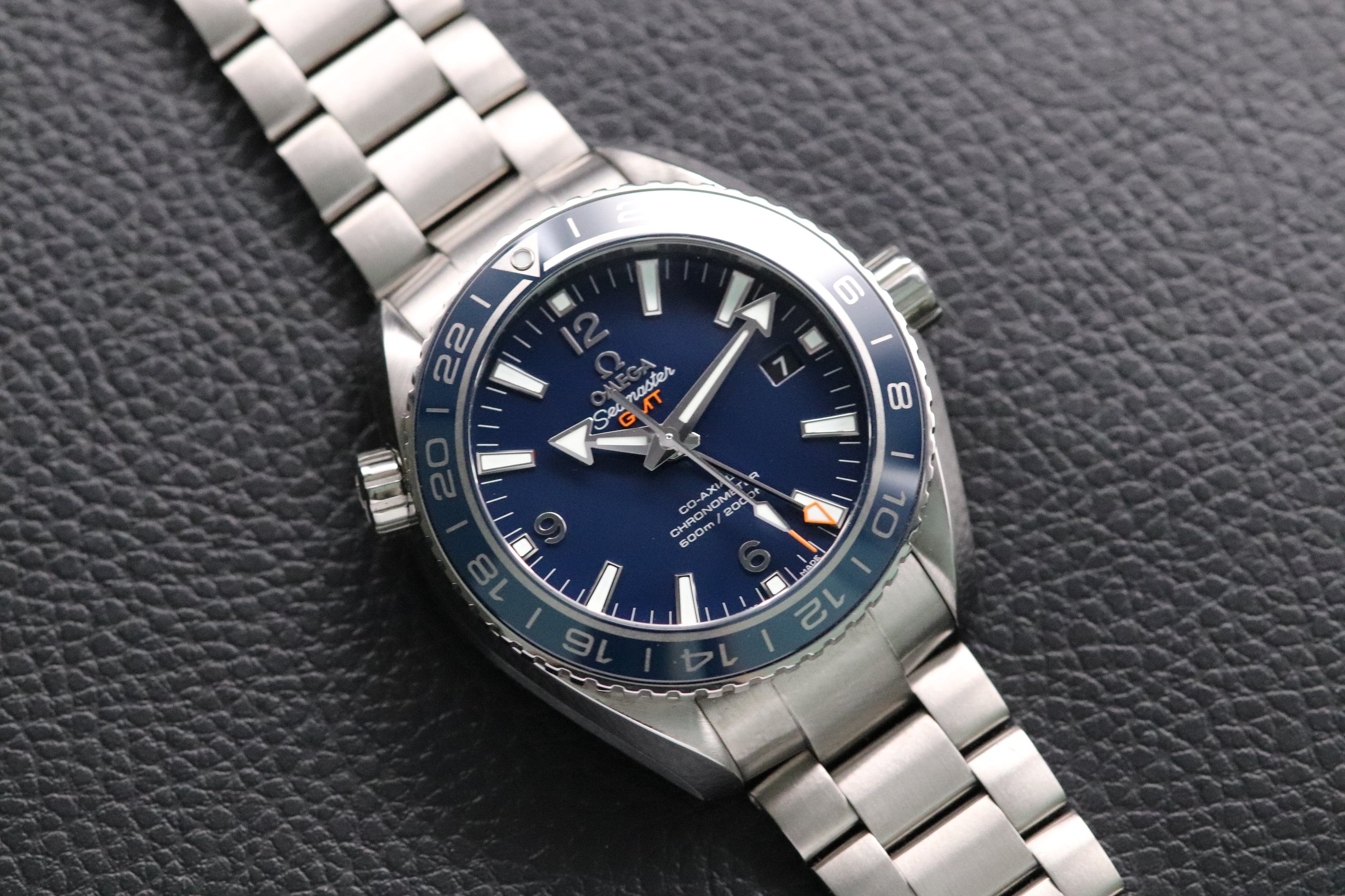 Omega Seamaster Planet Ocean GMT 232.90.44.22.03.001 Fullset 2019 Box+Papers