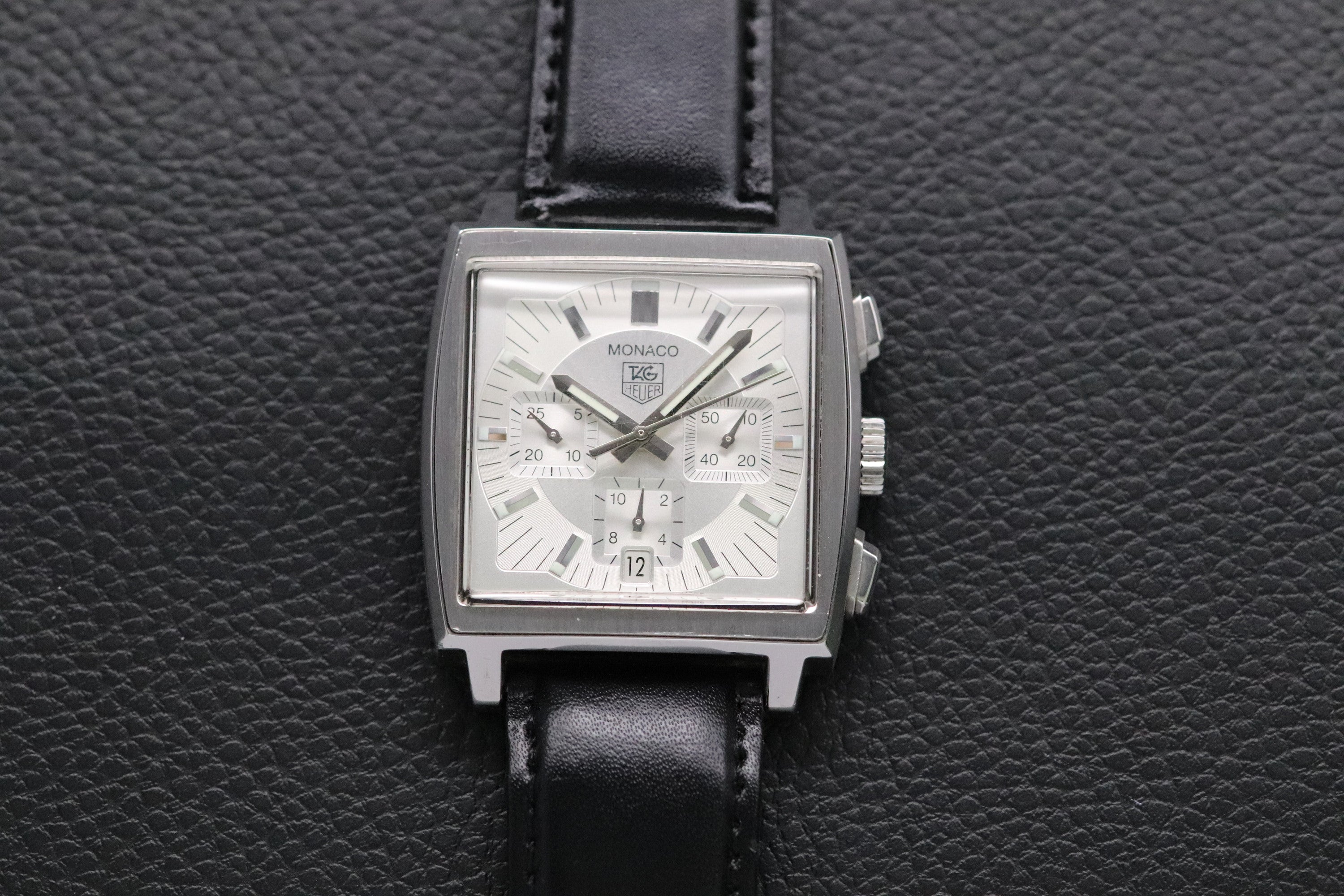 Tag Heuer Monaco CW2112 Silver Dial 2012
