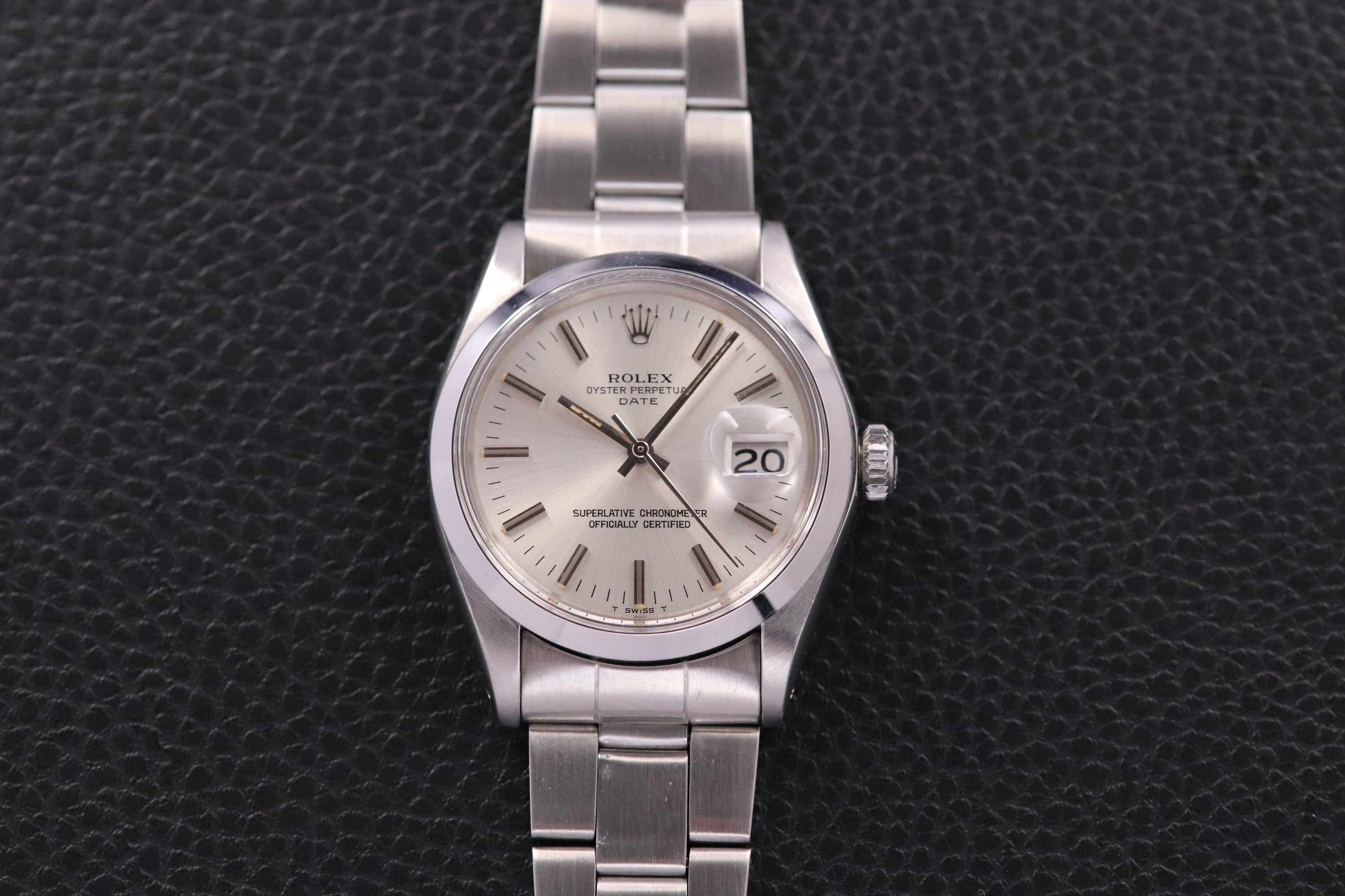 Rolex Date 1500 Silver Dial 1973