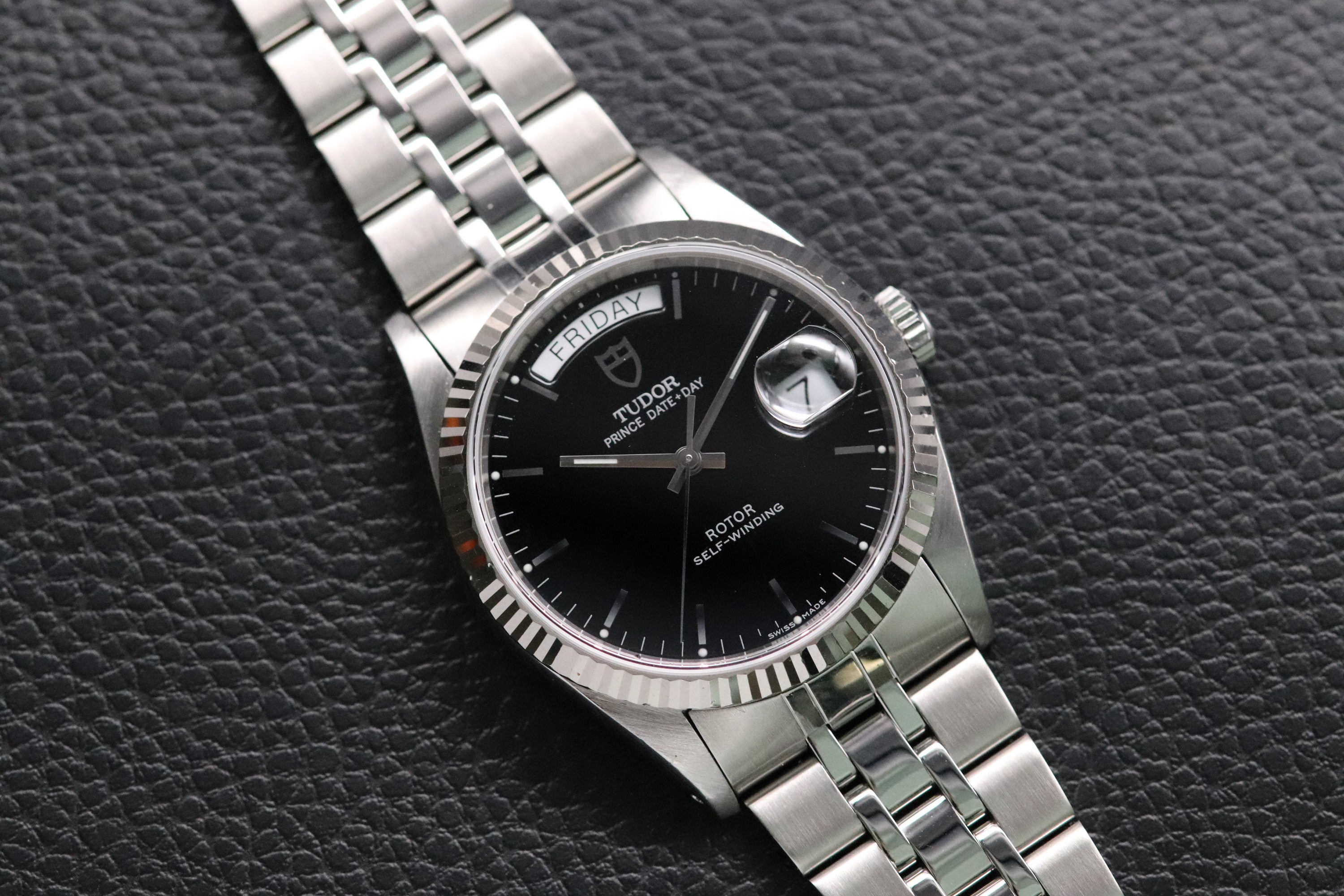 Tudor Prince Date-Day 76214 Black Dial 2008