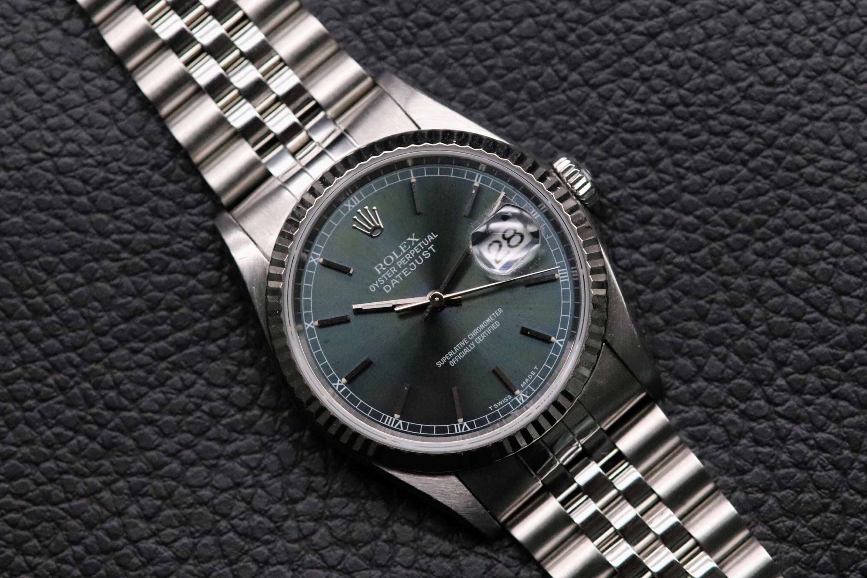 Rolex Datejust 16234 Green Tropical