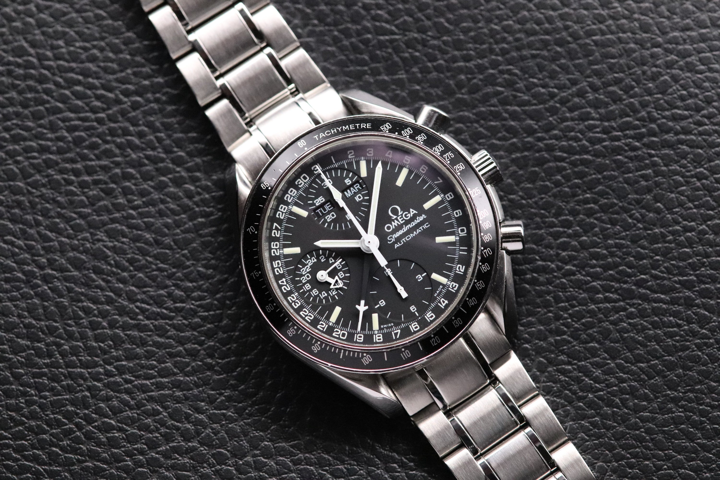 Omega Speedmaster Day Date 3520.50 Black Dial 1998