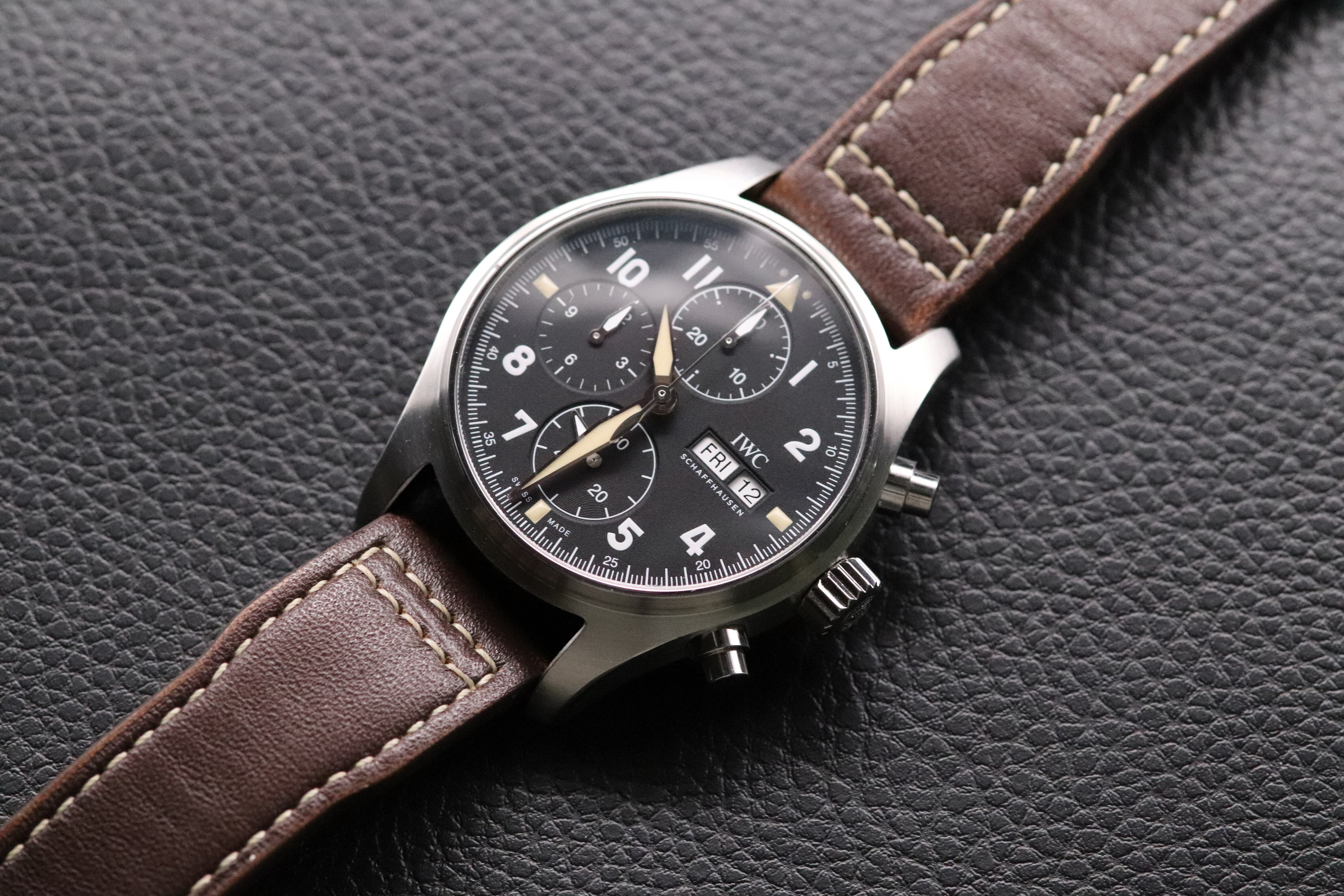IWC Fliegeruhr Spitfire Chrono IW387903 Papers