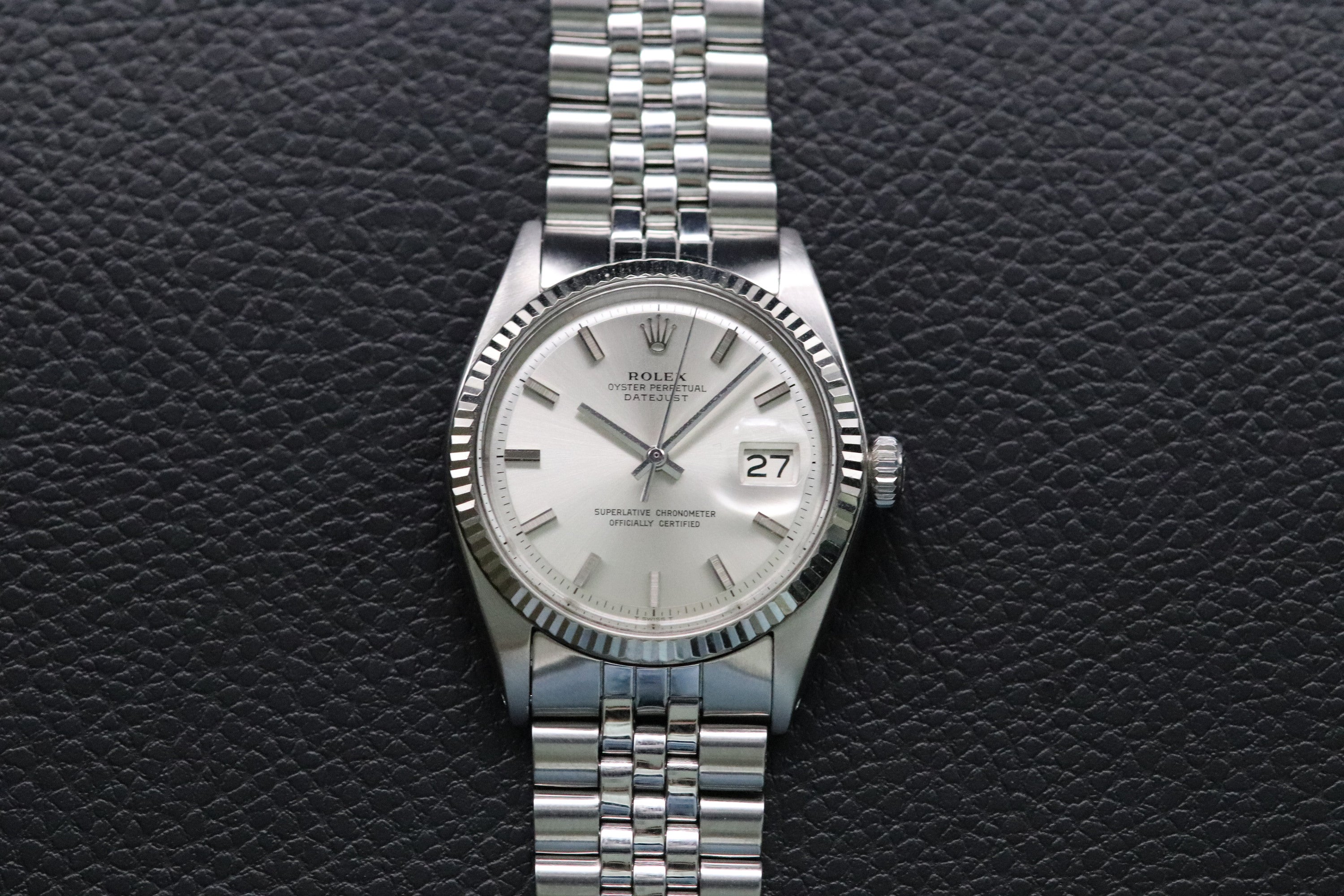 Rolex Datejust 1601 Silver Dial 1972