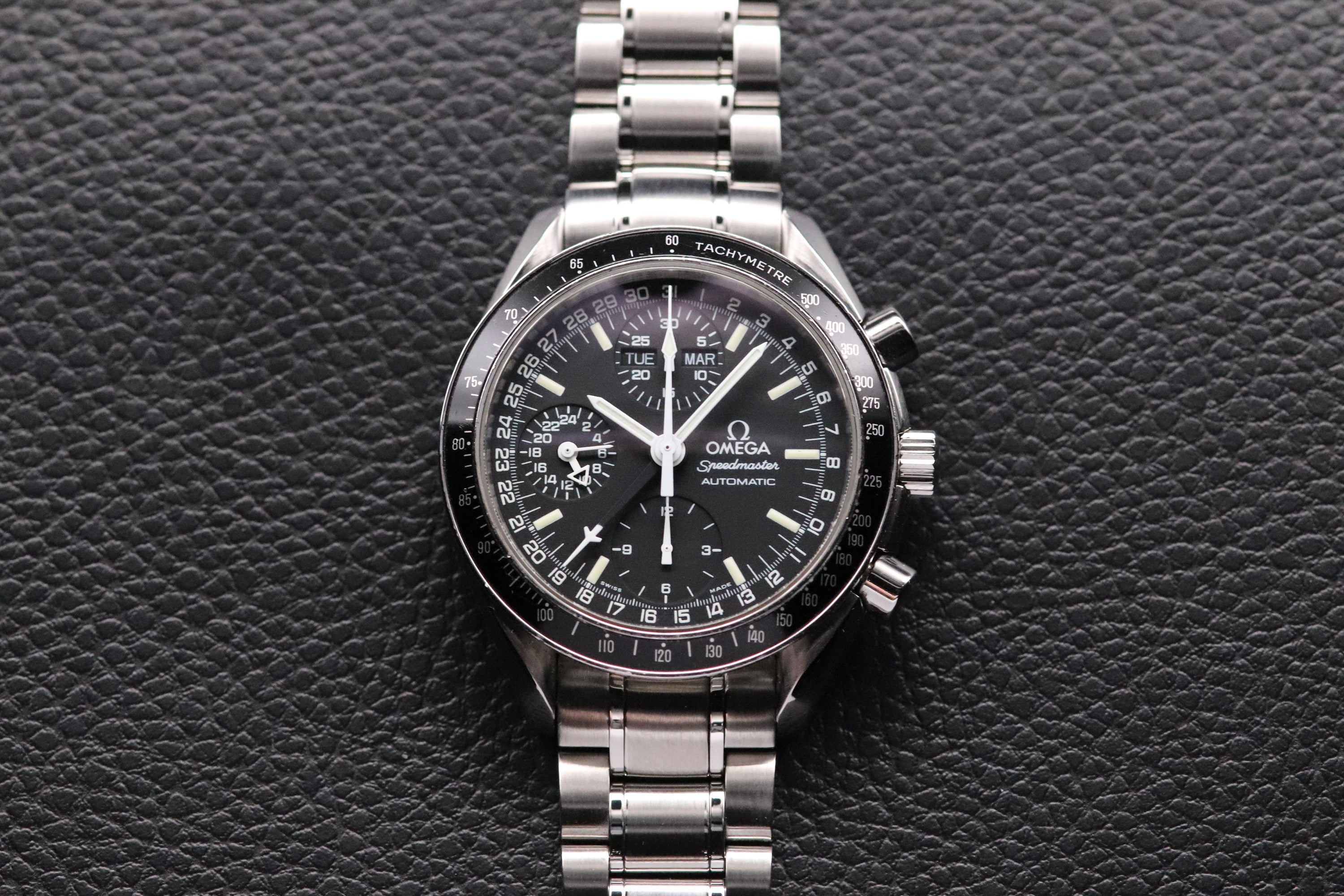 Omega Speedmaster Day Date 3520.50 Black Dial 1998
