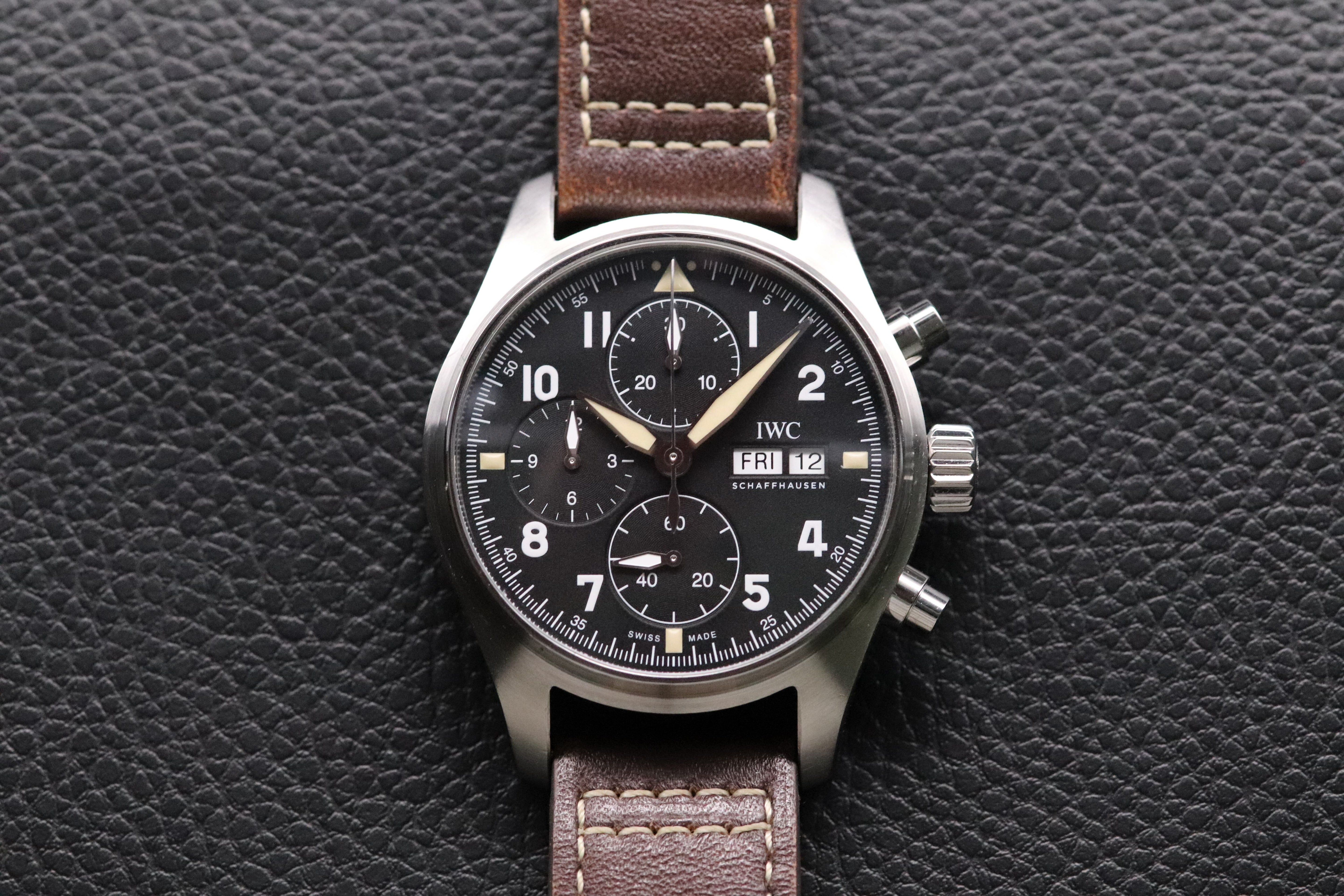 IWC Fliegeruhr Spitfire Chrono IW387903 Papers