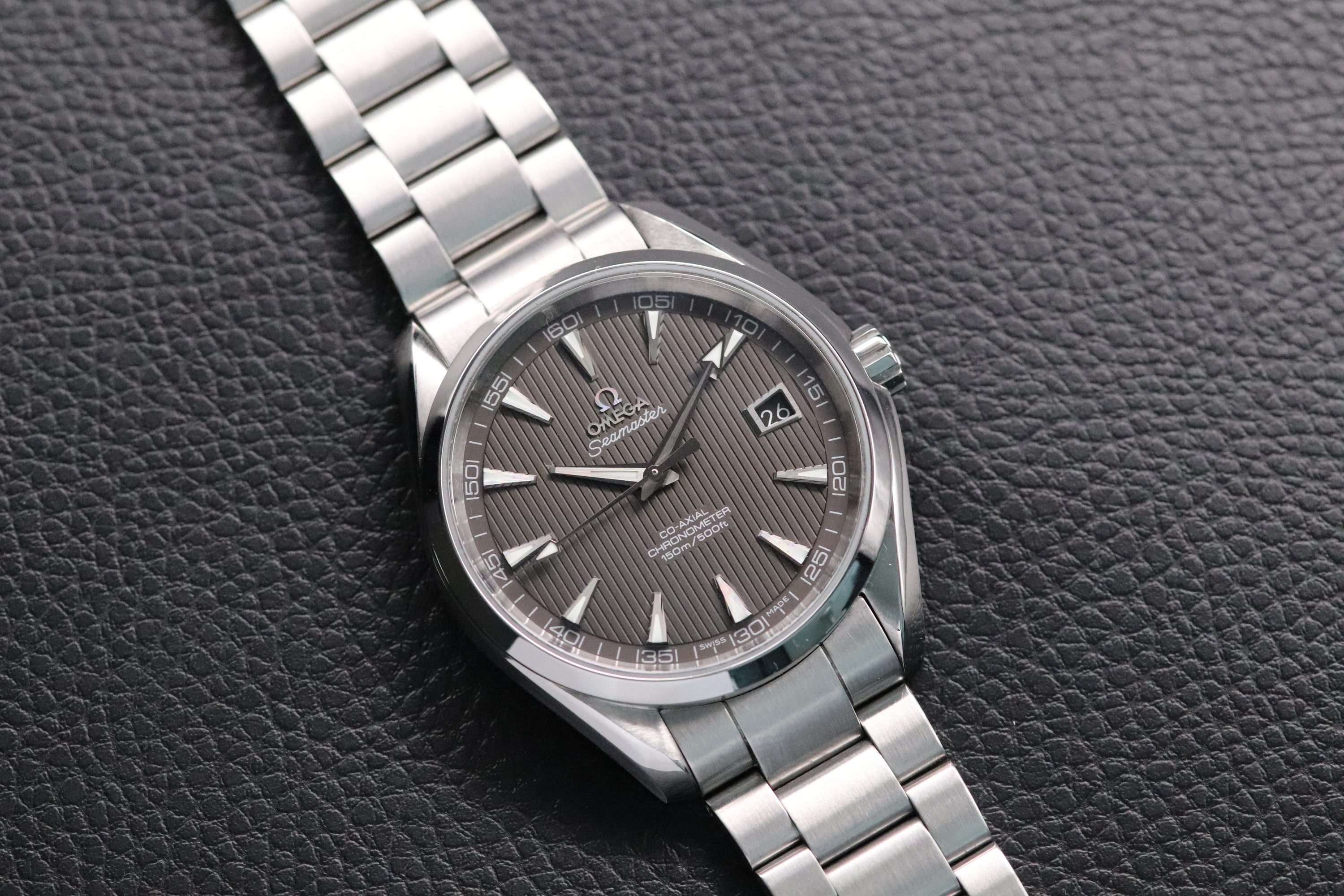 Omega Seamaster Aqua Terra 231.13.42.21.06.001 Grey Dial Fullset 2012 Box+Papers