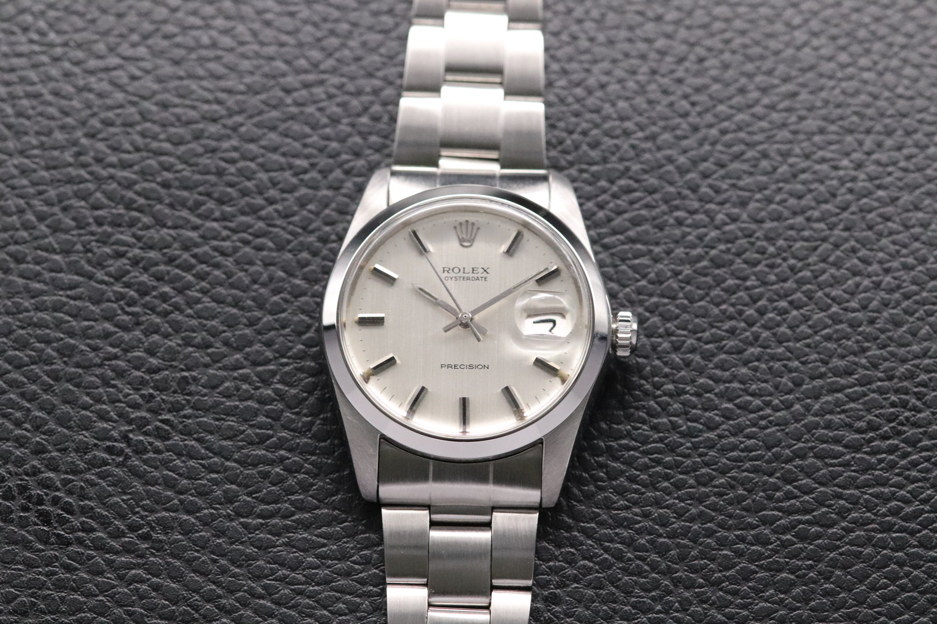 Rolex Oysterdate Precision 6694 Silver Dial 1972