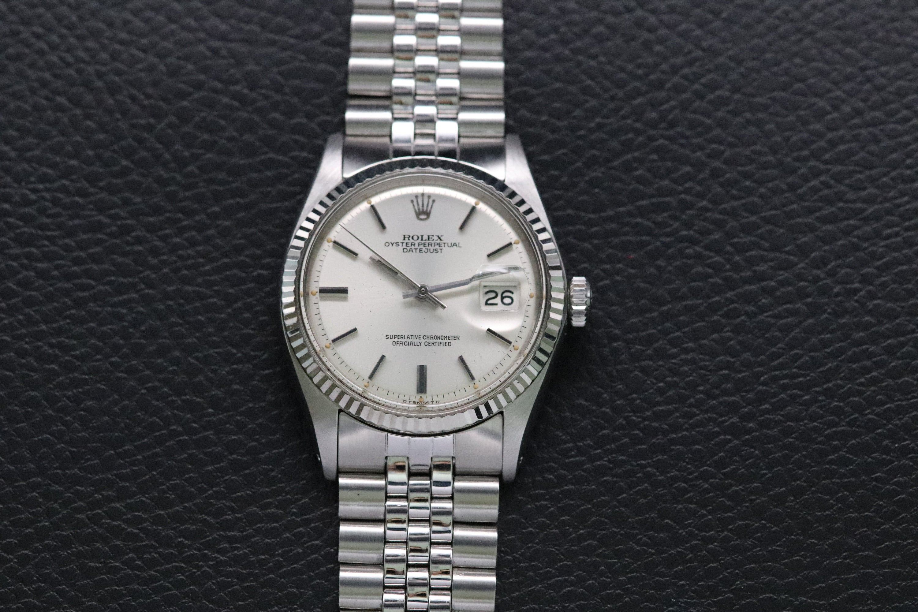 Rolex Datejust 1601 Silver Dial 1973
