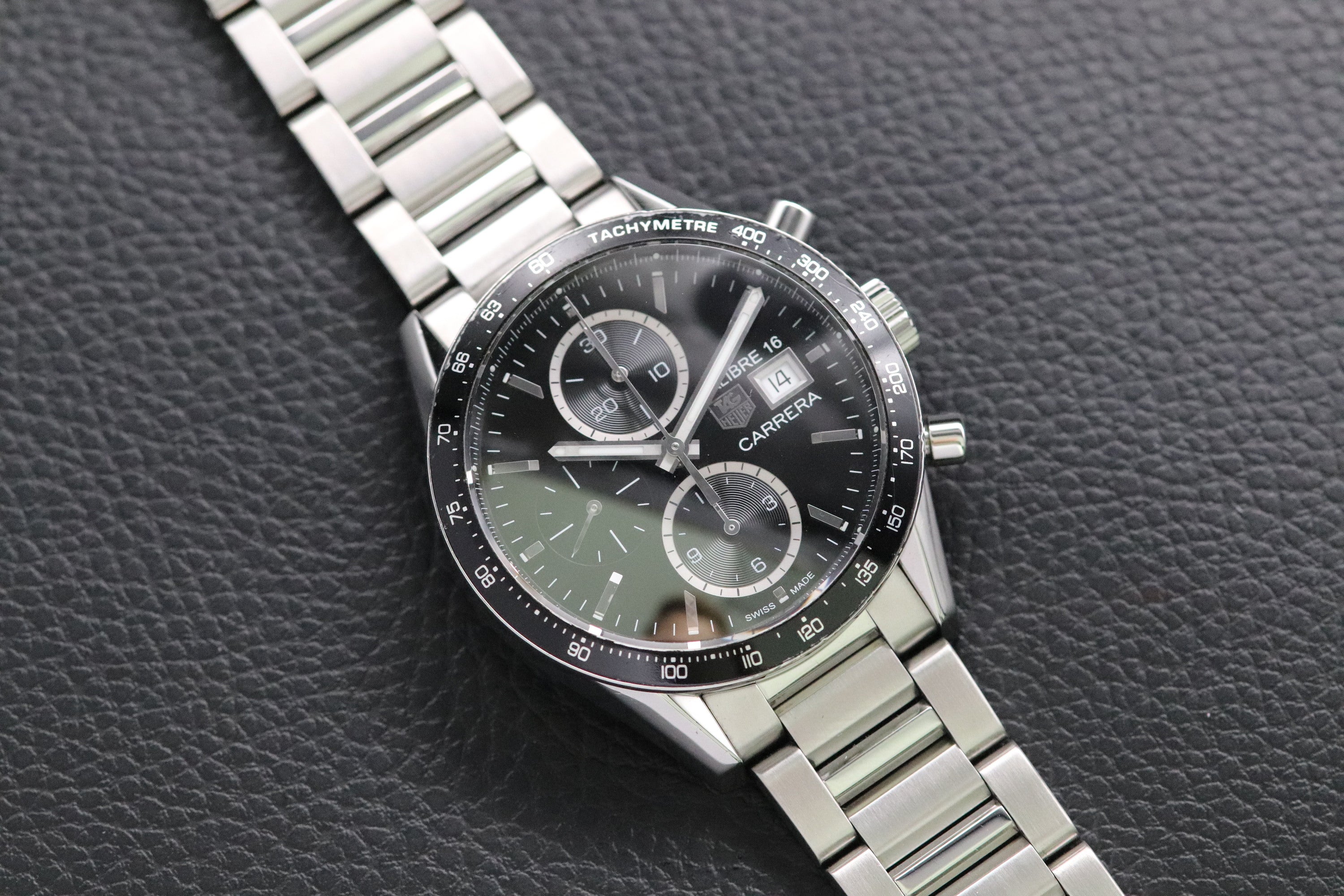 Tag Heuer Carrera Calibre 16 CV201AJ Black Dial 2017