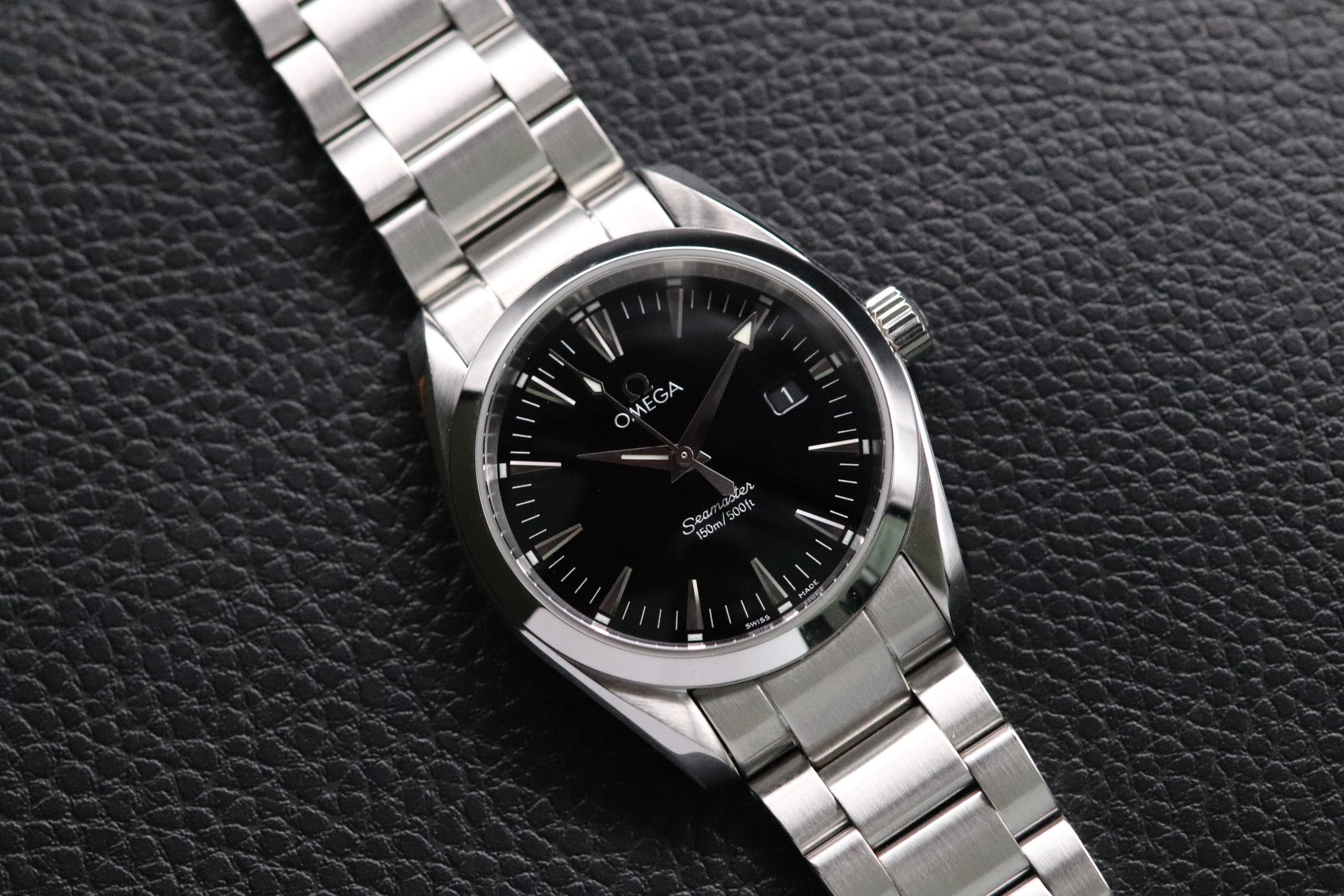 Omega Seamaster Aqua Terra 2518.50 Black Dial 2009 Papers